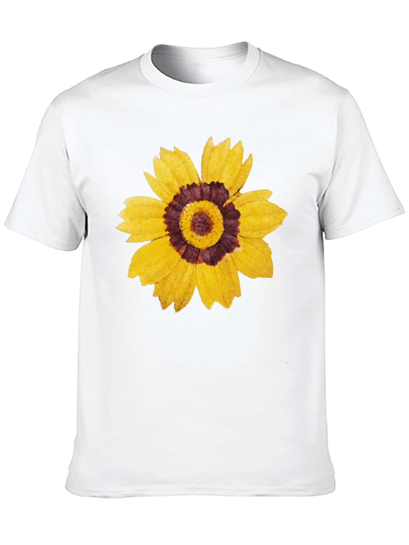 Sunflower Graphic Black T-Shirt