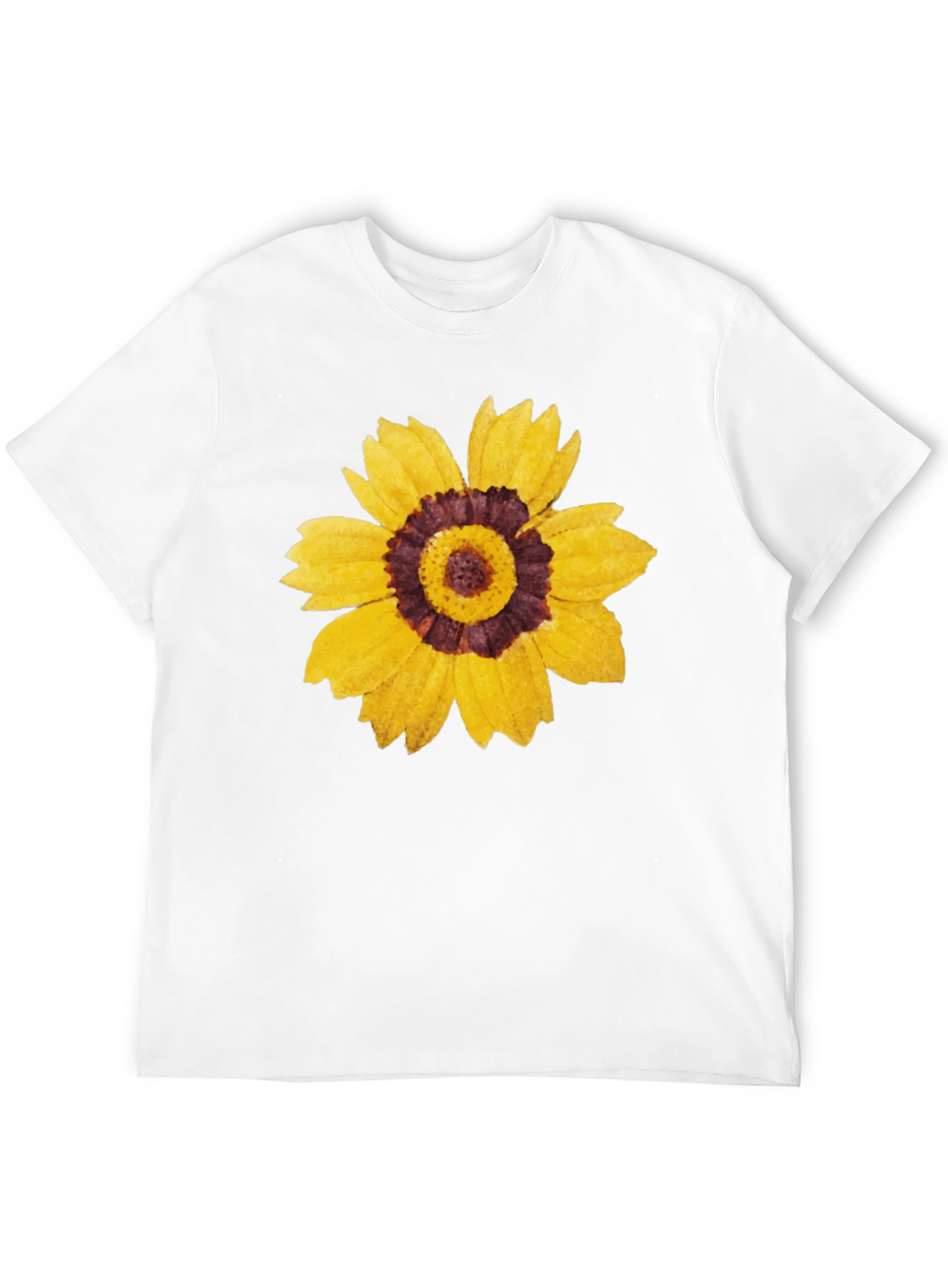 Sunflower Graphic Black T-Shirt