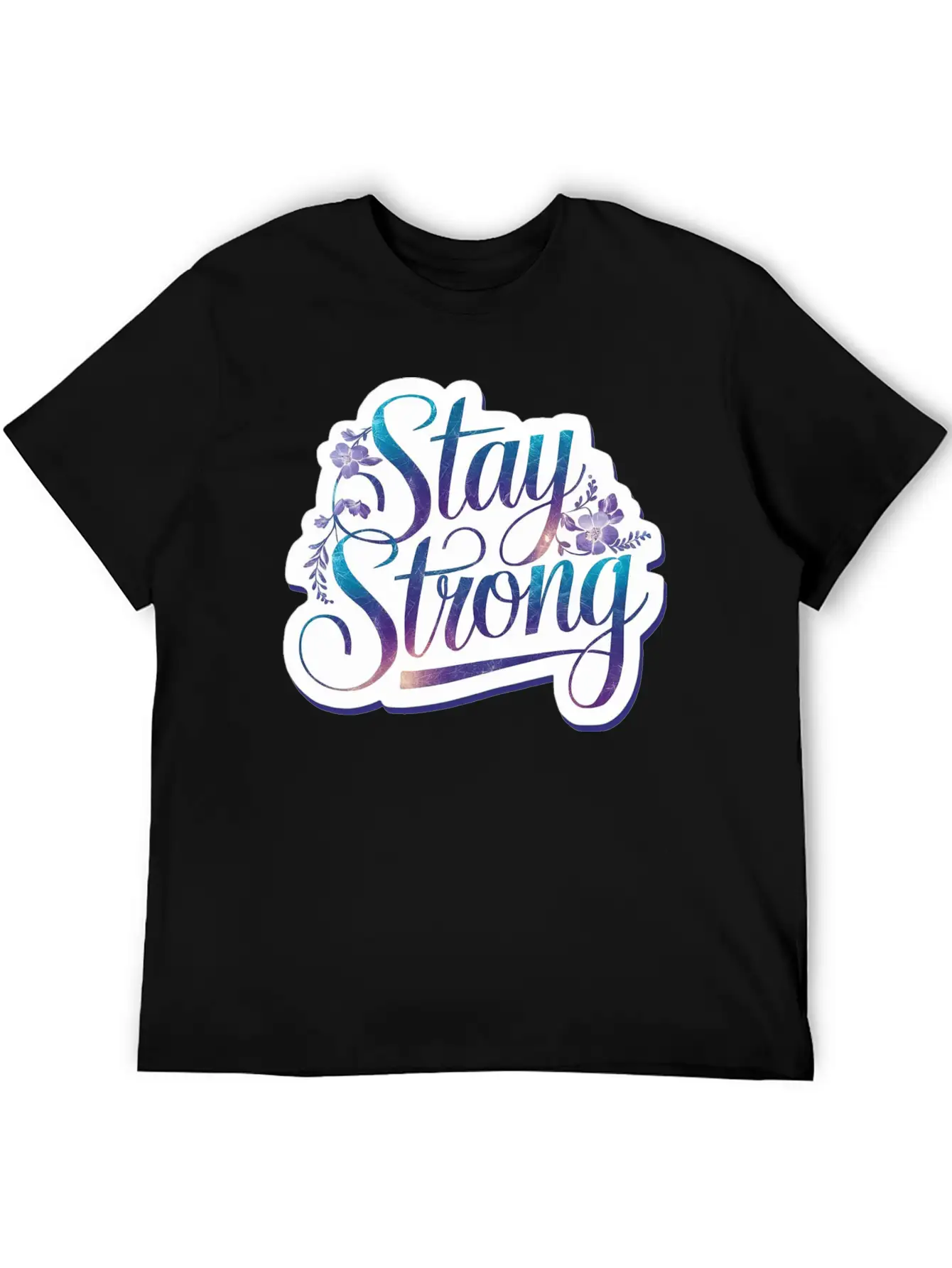 Stay Strong Lightweight Cotton T-Shirt – Daily Comfort Graphic Shirt
