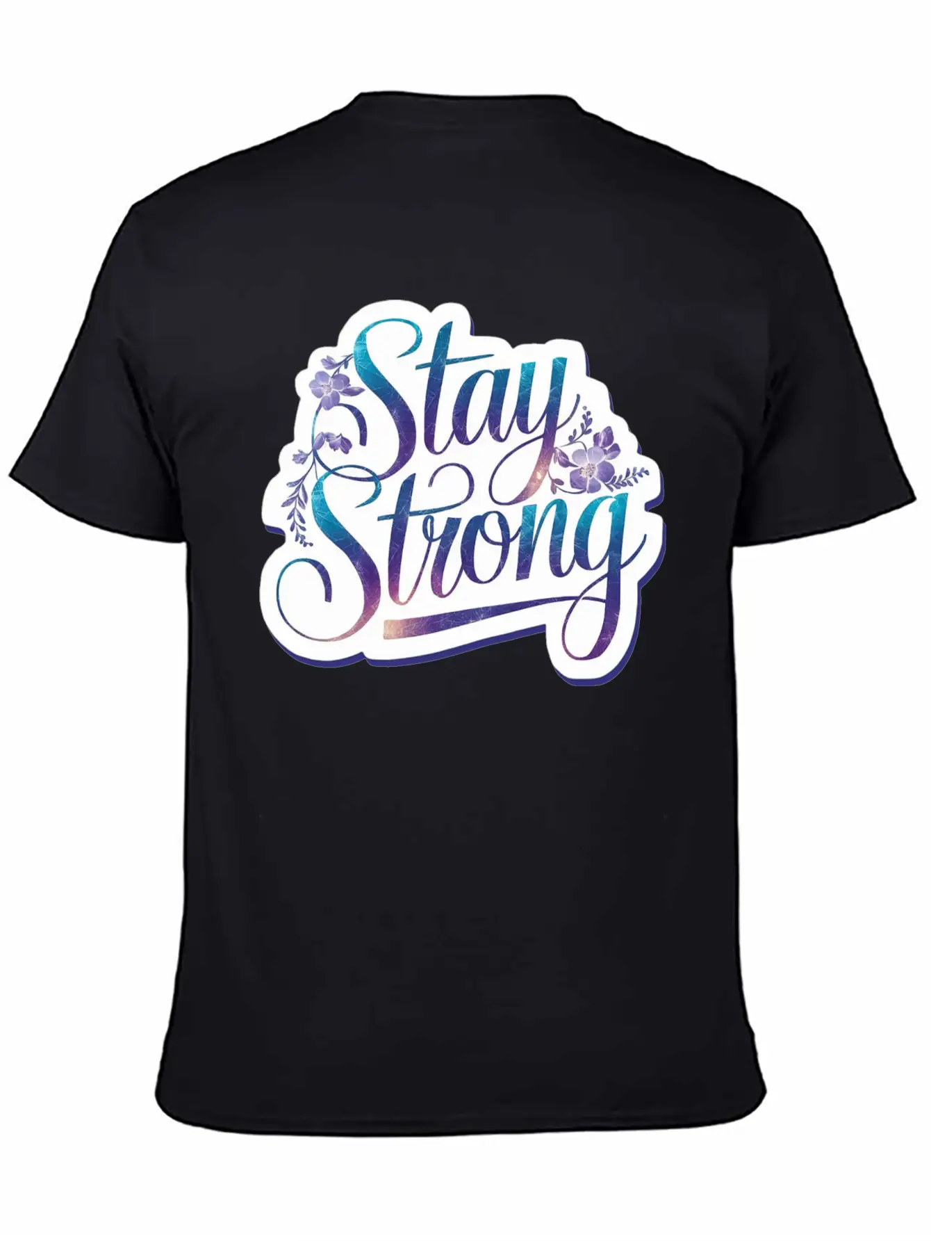Stay Strong Lightweight Cotton T-Shirt – Daily Comfort Graphic Shirt