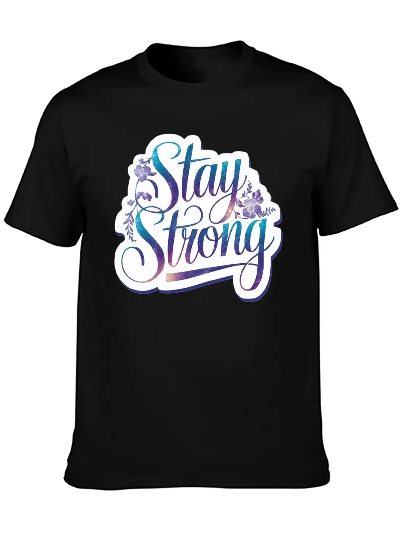 Stay Strong Lightweight Cotton T-Shirt – Daily Comfort Graphic Shirt