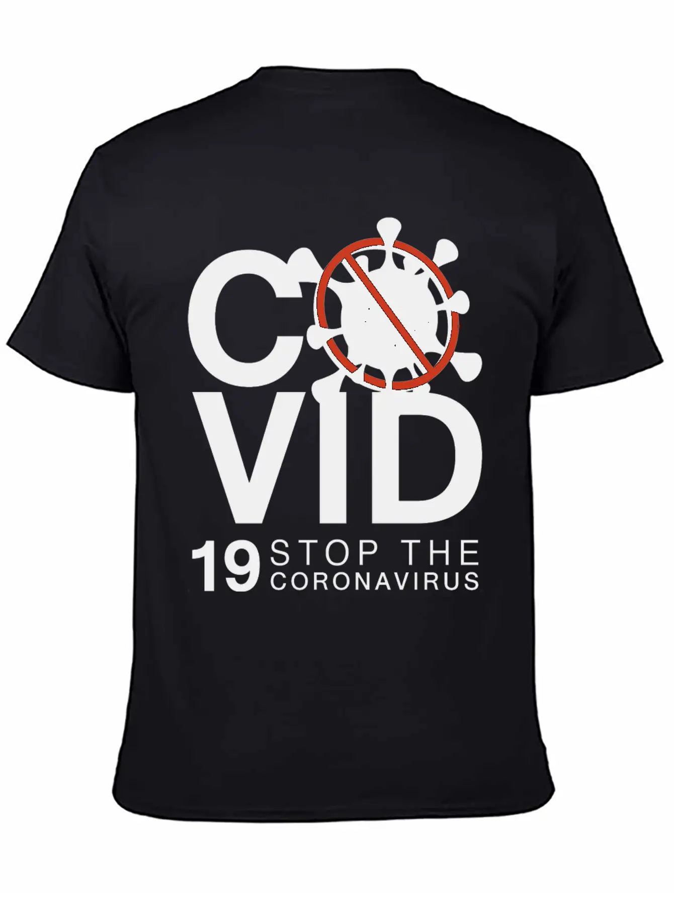 Stop The Coronavirus Lightweight Cotton T-Shirt – Daily Comfort Graphic Shirt