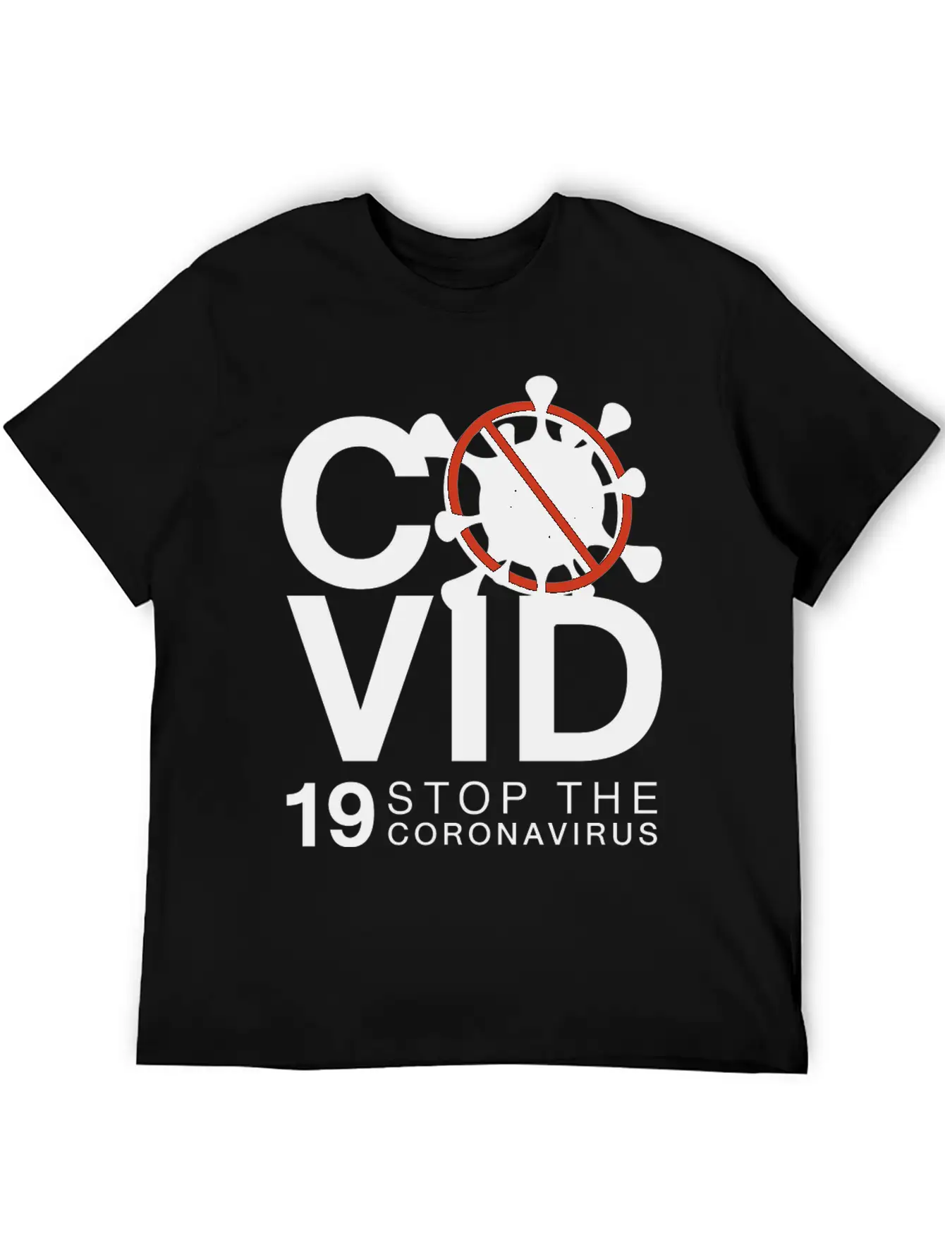 Stop The Coronavirus Lightweight Cotton T-Shirt – Daily Comfort Graphic Shirt