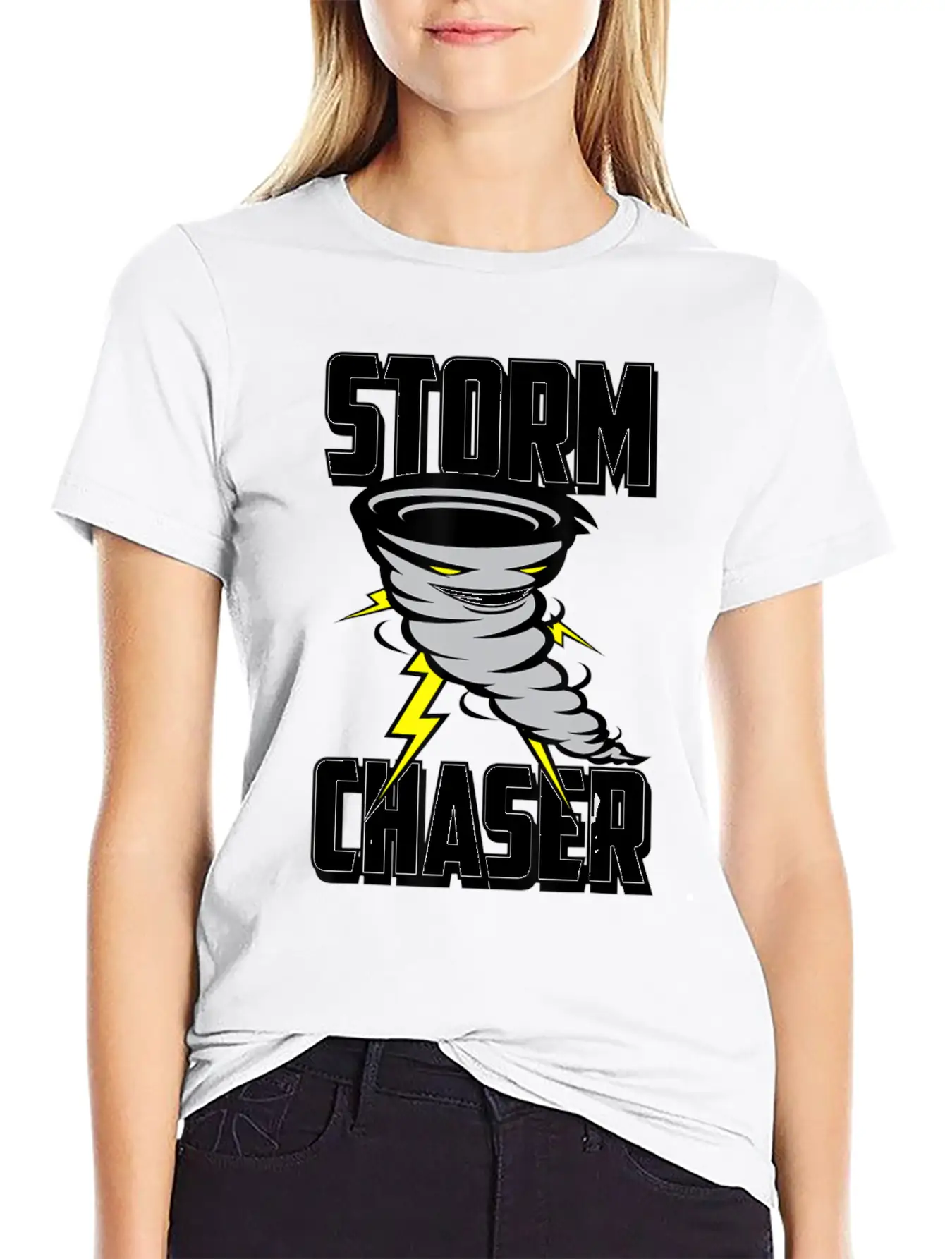 Storm Chaser Shirt Tornado Lightweight Cotton T-Shirt – Daily Comfort Graphic Shirt