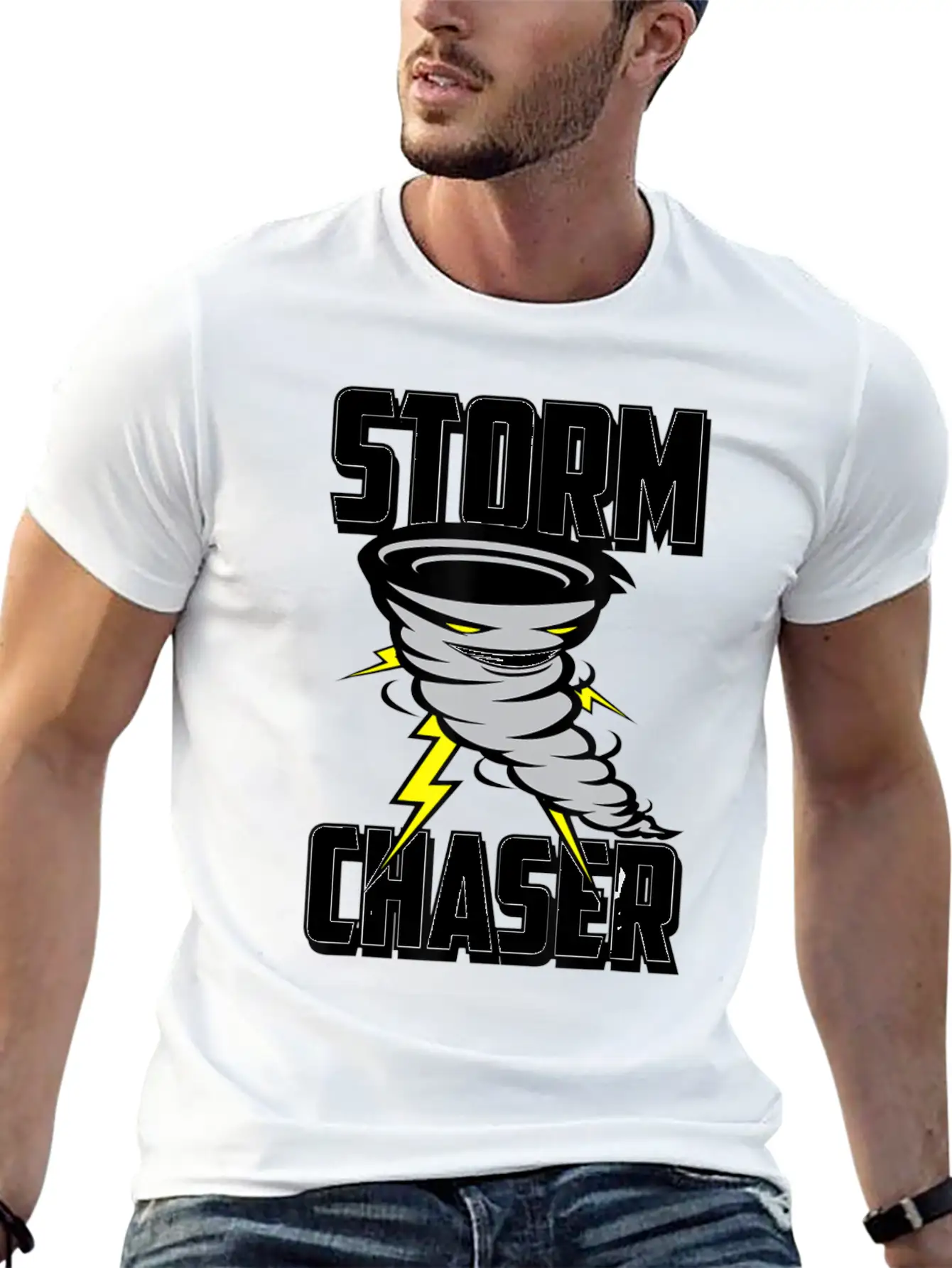 Storm Chaser Shirt Tornado Lightweight Cotton T-Shirt – Daily Comfort Graphic Shirt