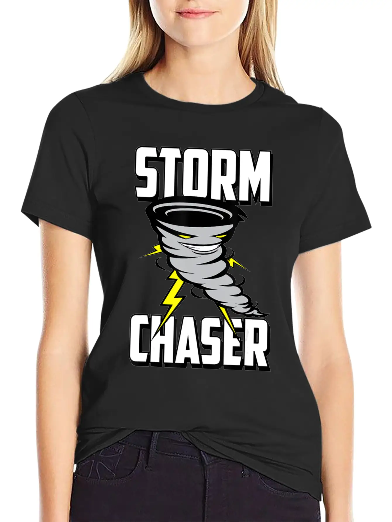 Storm Chaser Shirt Tornado Lightweight Cotton T-Shirt – Daily Comfort Graphic Shirt