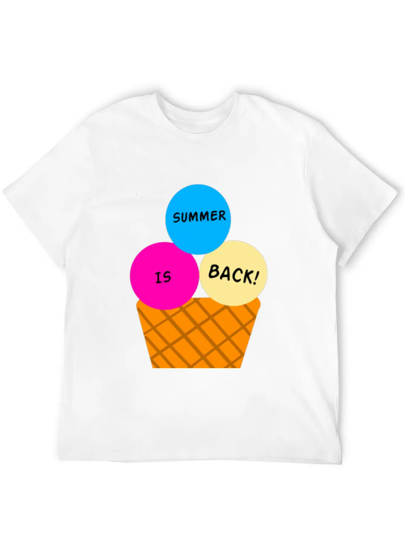 SUMMER İS BACK Lightweight Cotton T-Shirt – Daily Comfort Graphic Shirt
