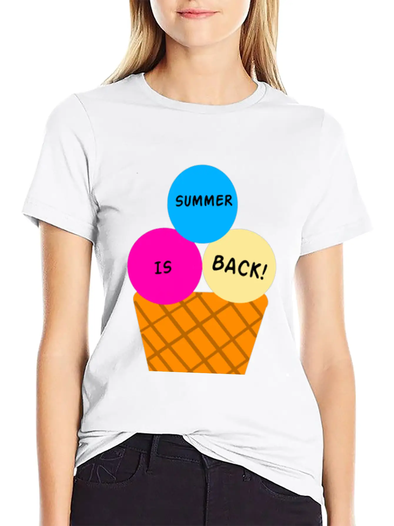 SUMMER İS BACK Lightweight Cotton T-Shirt – Daily Comfort Graphic Shirt