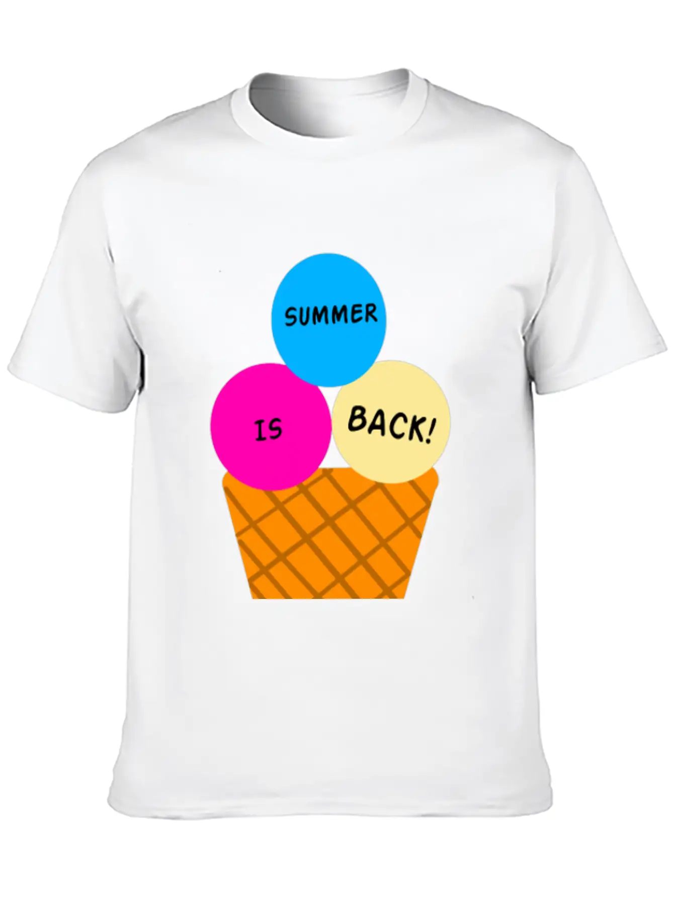 SUMMER İS BACK Lightweight Cotton T-Shirt – Daily Comfort Graphic Shirt