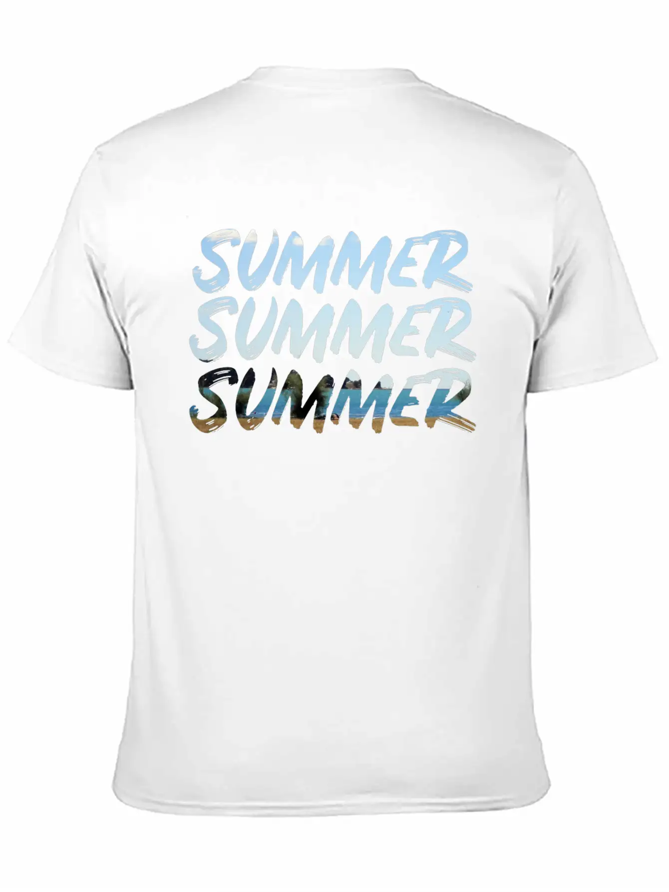 Summer Summer Summer Lightweight Cotton T-Shirt – Daily Comfort Graphic Shirt
