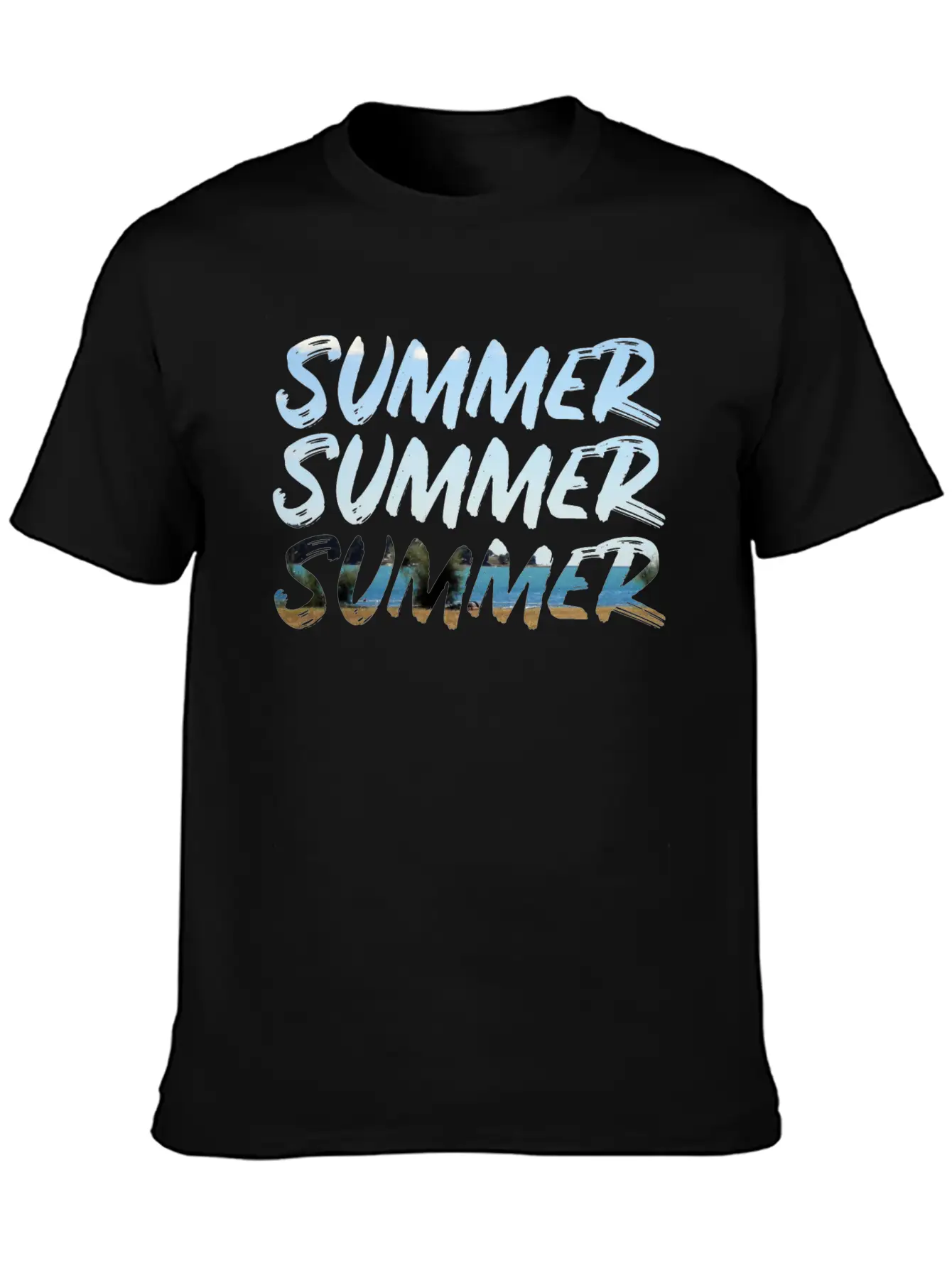 Summer Summer Summer Lightweight Cotton T-Shirt – Daily Comfort Graphic Shirt