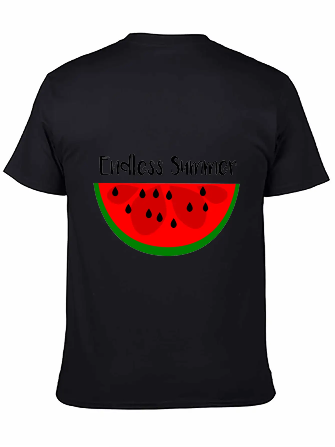 Summer Watermelon Endless Summer Lightweight Cotton T-Shirt – Daily Comfort Graphic Shirt