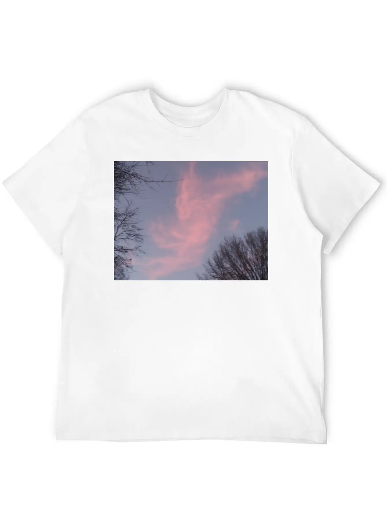 Sun Clouds Lightweight Cotton T-Shirt – Daily Comfort Graphic Shirt