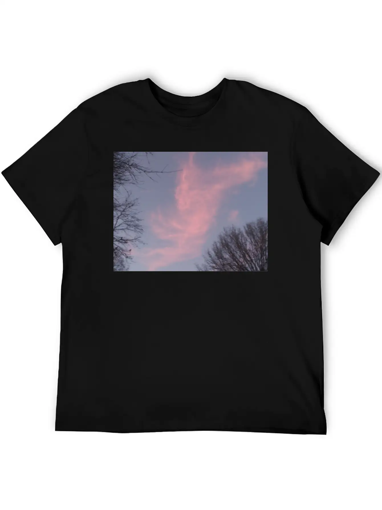 Sun Clouds Lightweight Cotton T-Shirt – Daily Comfort Graphic Shirt