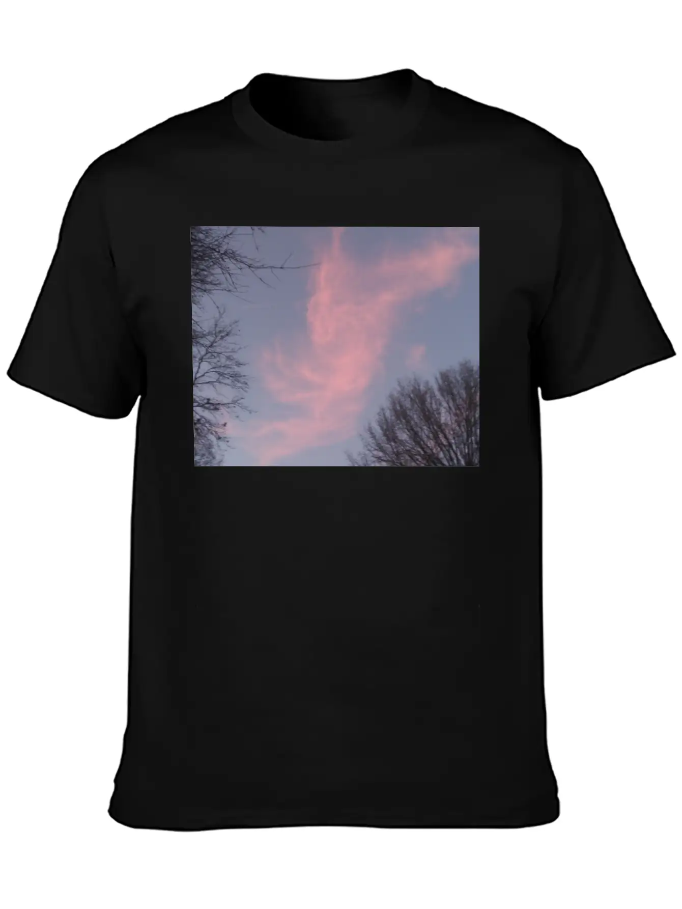 Sun Clouds Lightweight Cotton T-Shirt – Daily Comfort Graphic Shirt
