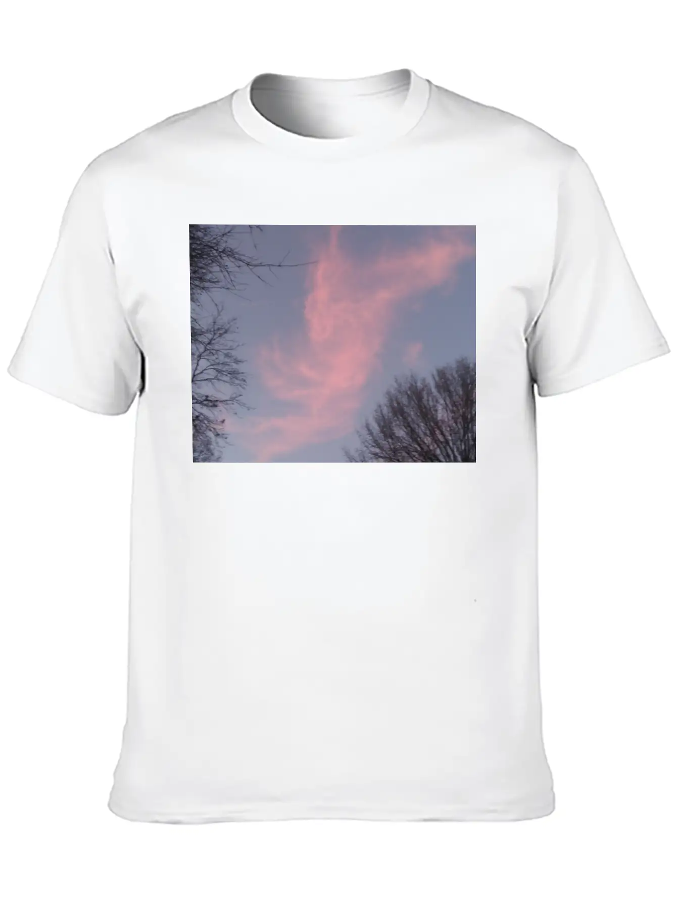 Sun Clouds Lightweight Cotton T-Shirt – Daily Comfort Graphic Shirt