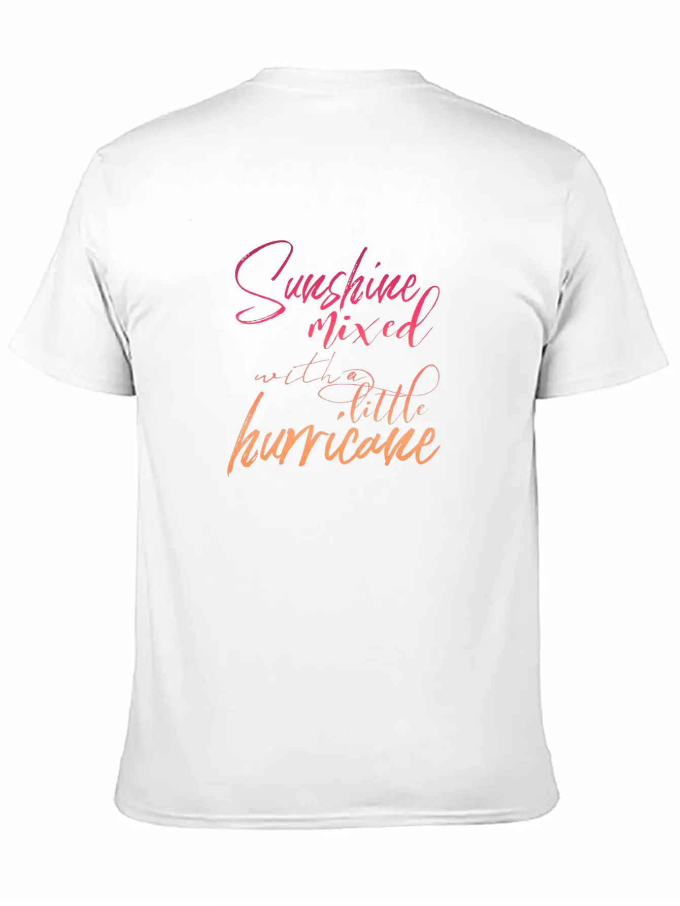 Sunshine Mixed With A Little Hurricane Lightweight Cotton T-Shirt – Daily Comfort Graphic Shirt