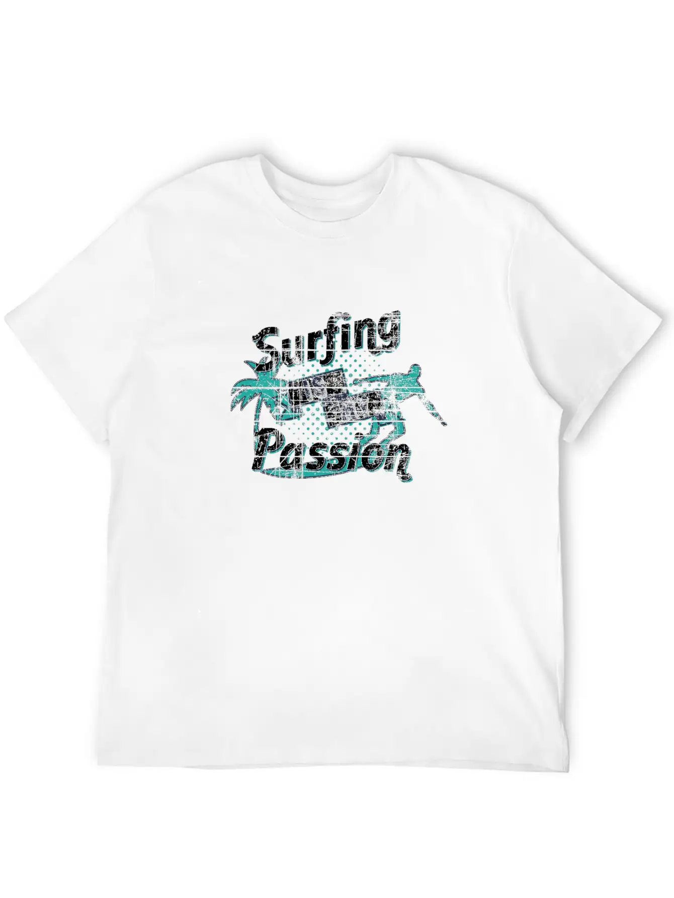 Surfing Is My Passion Lightweight Cotton T-Shirt – Daily Comfort Graphic Shirt