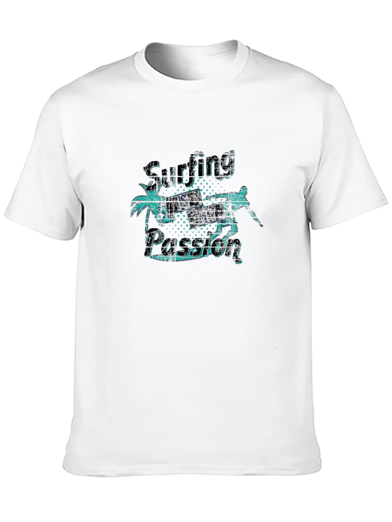 Surfing Is My Passion Lightweight Cotton T-Shirt – Daily Comfort Graphic Shirt