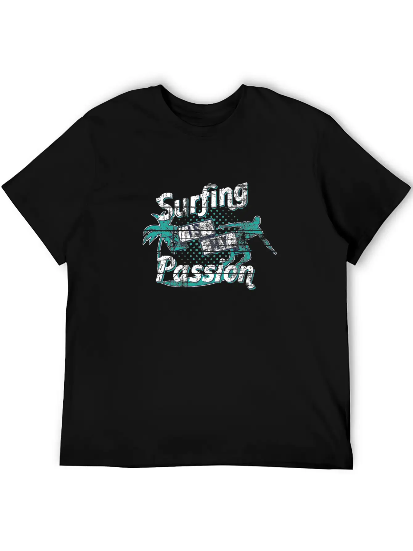 Surfing Is My Passion Lightweight Cotton T-Shirt – Daily Comfort Graphic Shirt