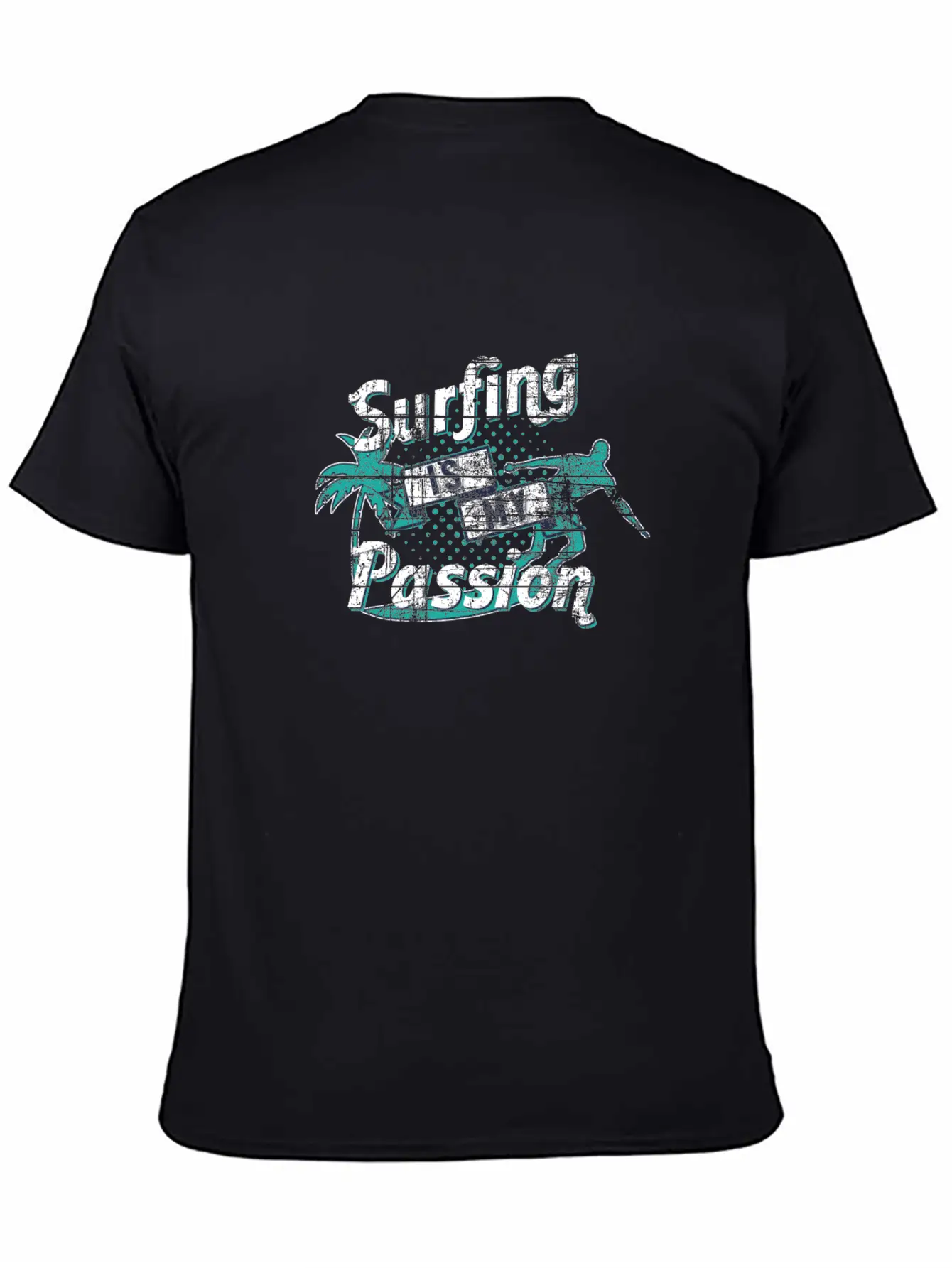 Surfing Is My Passion Lightweight Cotton T-Shirt – Daily Comfort Graphic Shirt
