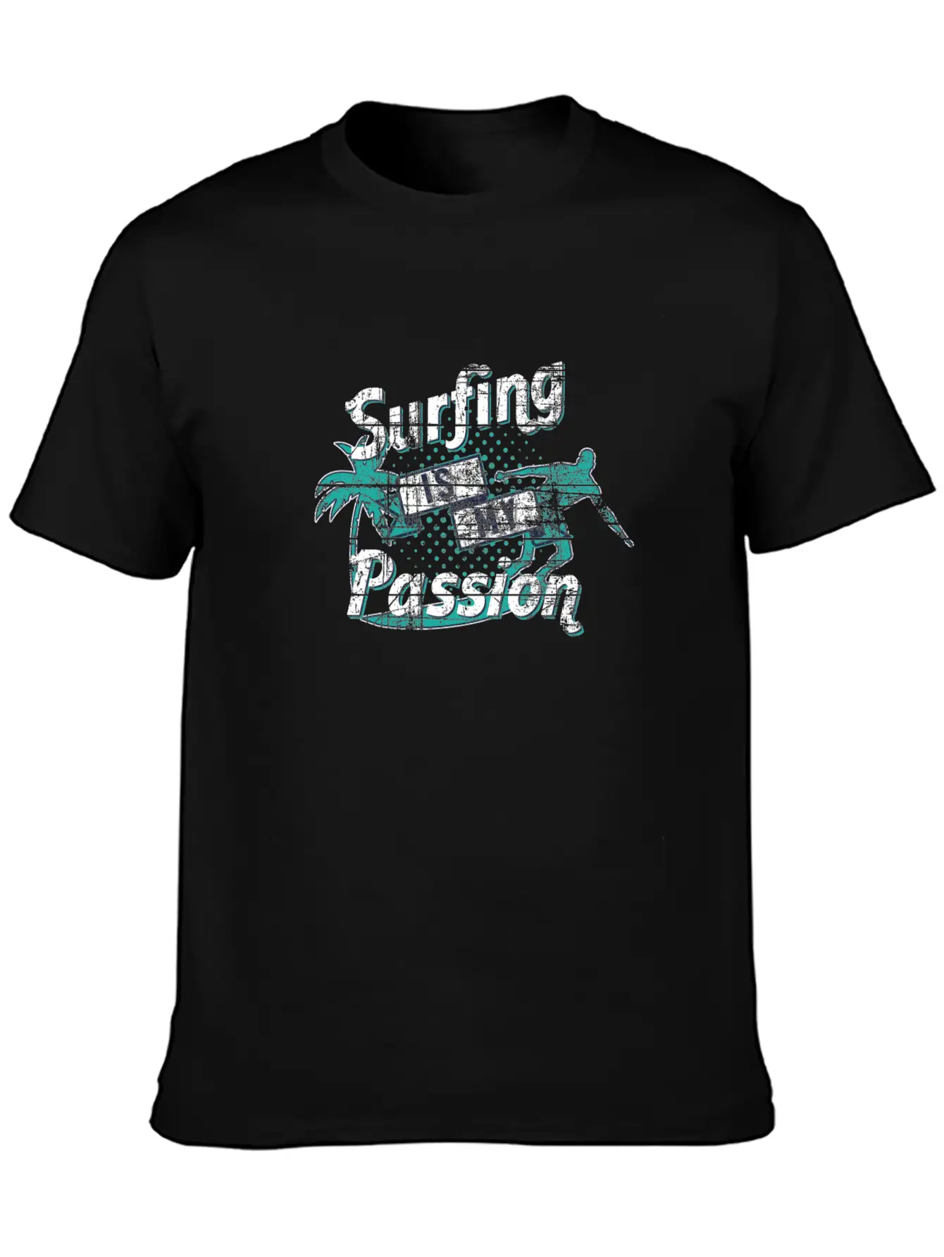 Surfing Is My Passion Lightweight Cotton T-Shirt – Daily Comfort Graphic Shirt