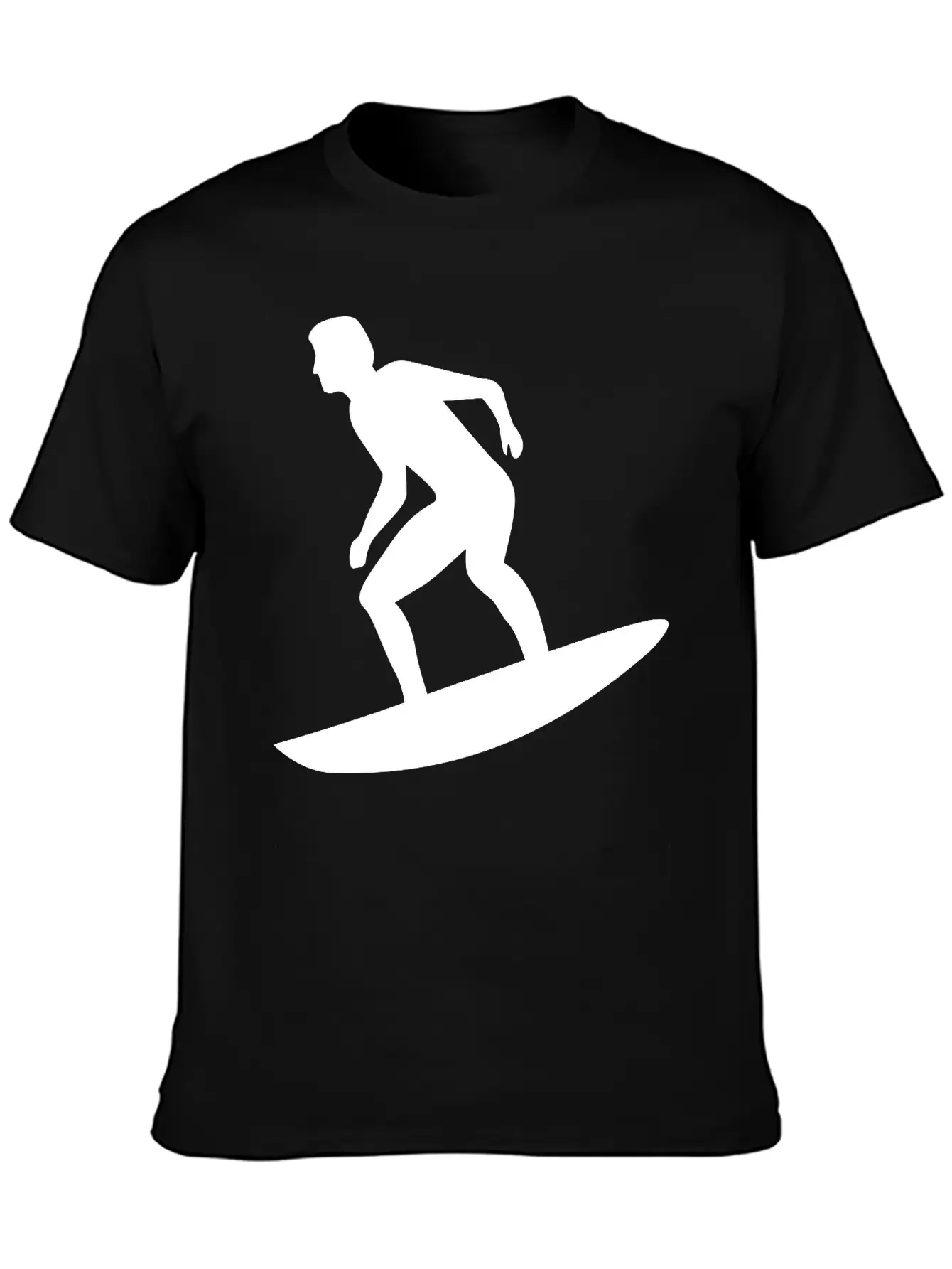 Surfing Lightweight Cotton T-Shirt – Daily Comfort Graphic Shirt
