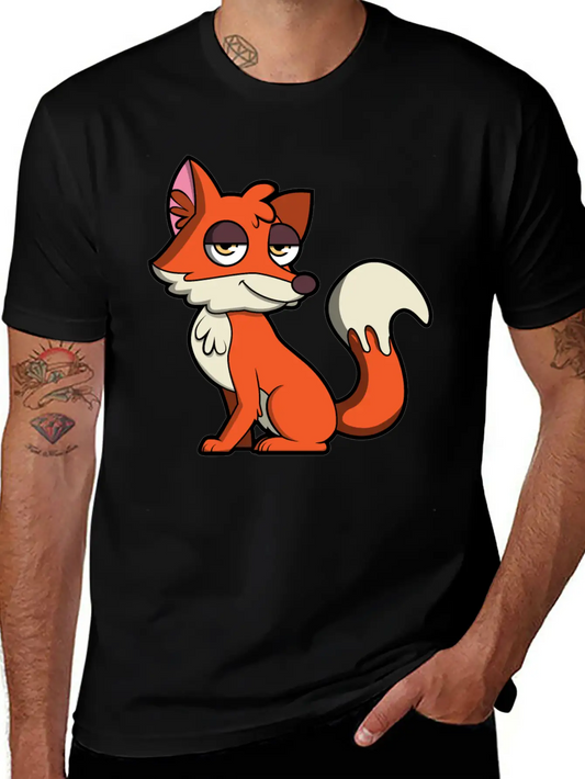 Sweet Fox Lightweight Cotton T-Shirt – Daily Comfort Graphic Shirt