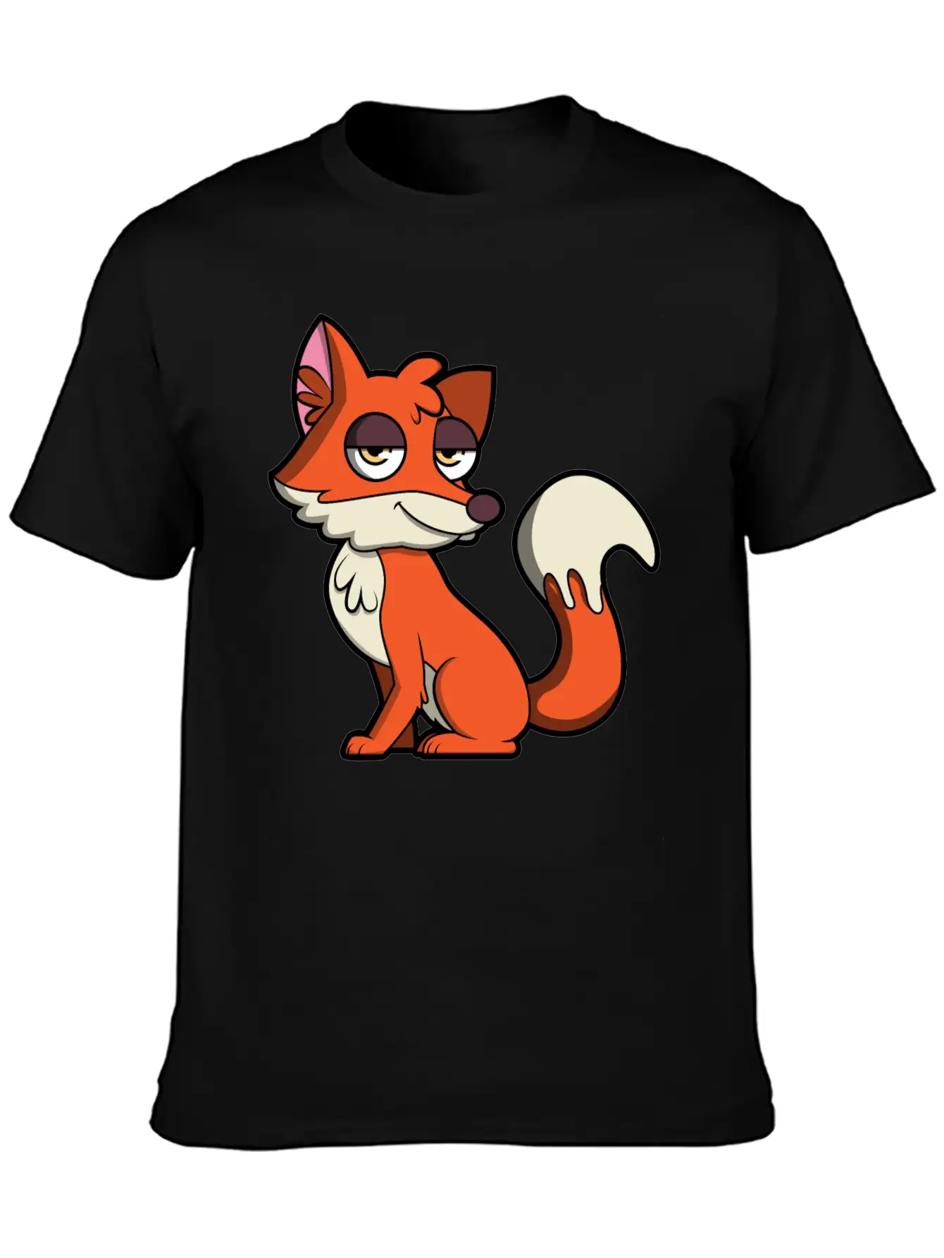Sweet Fox Lightweight Cotton T-Shirt – Daily Comfort Graphic Shirt