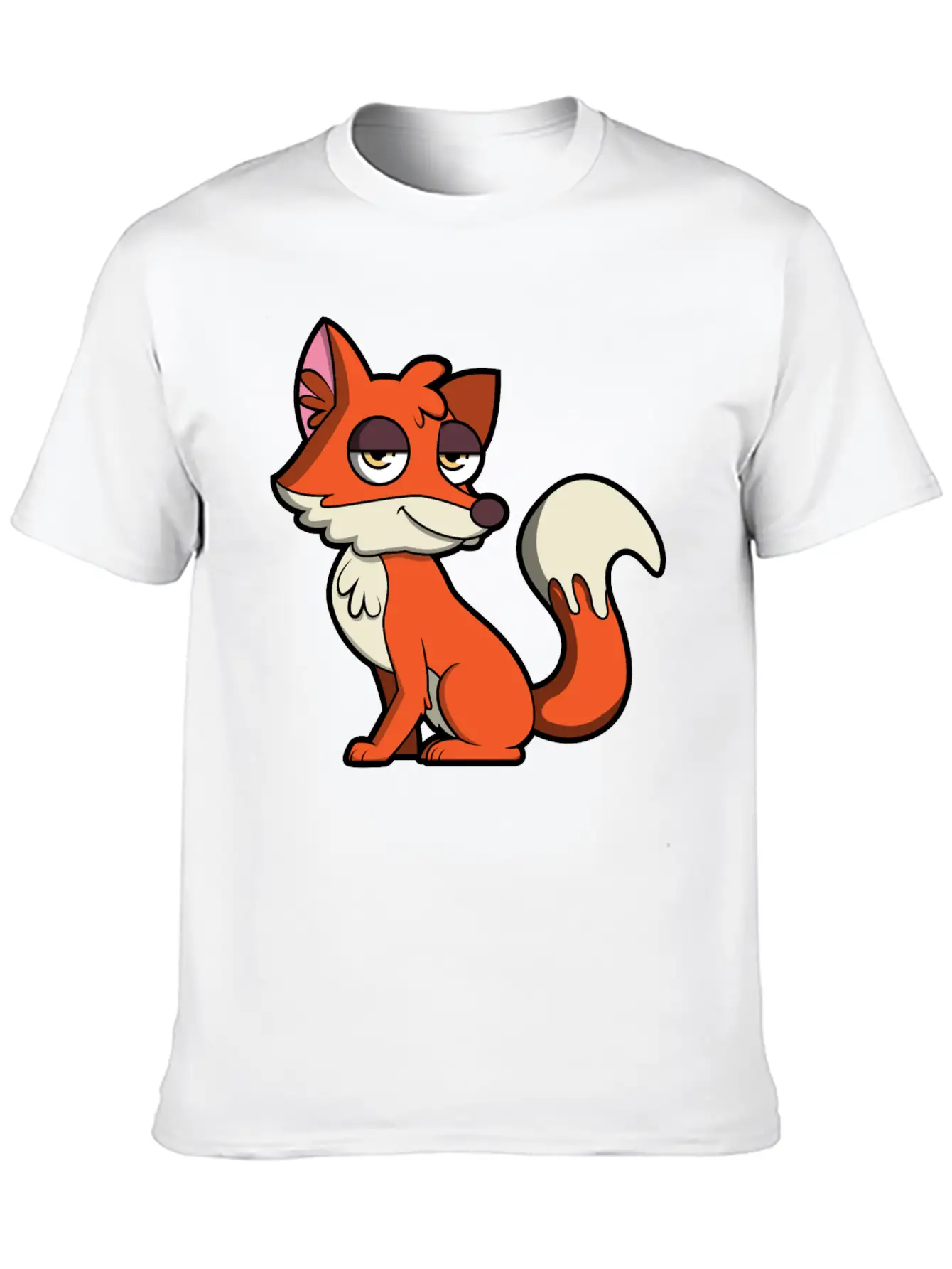 Sweet Fox Lightweight Cotton T-Shirt – Daily Comfort Graphic Shirt