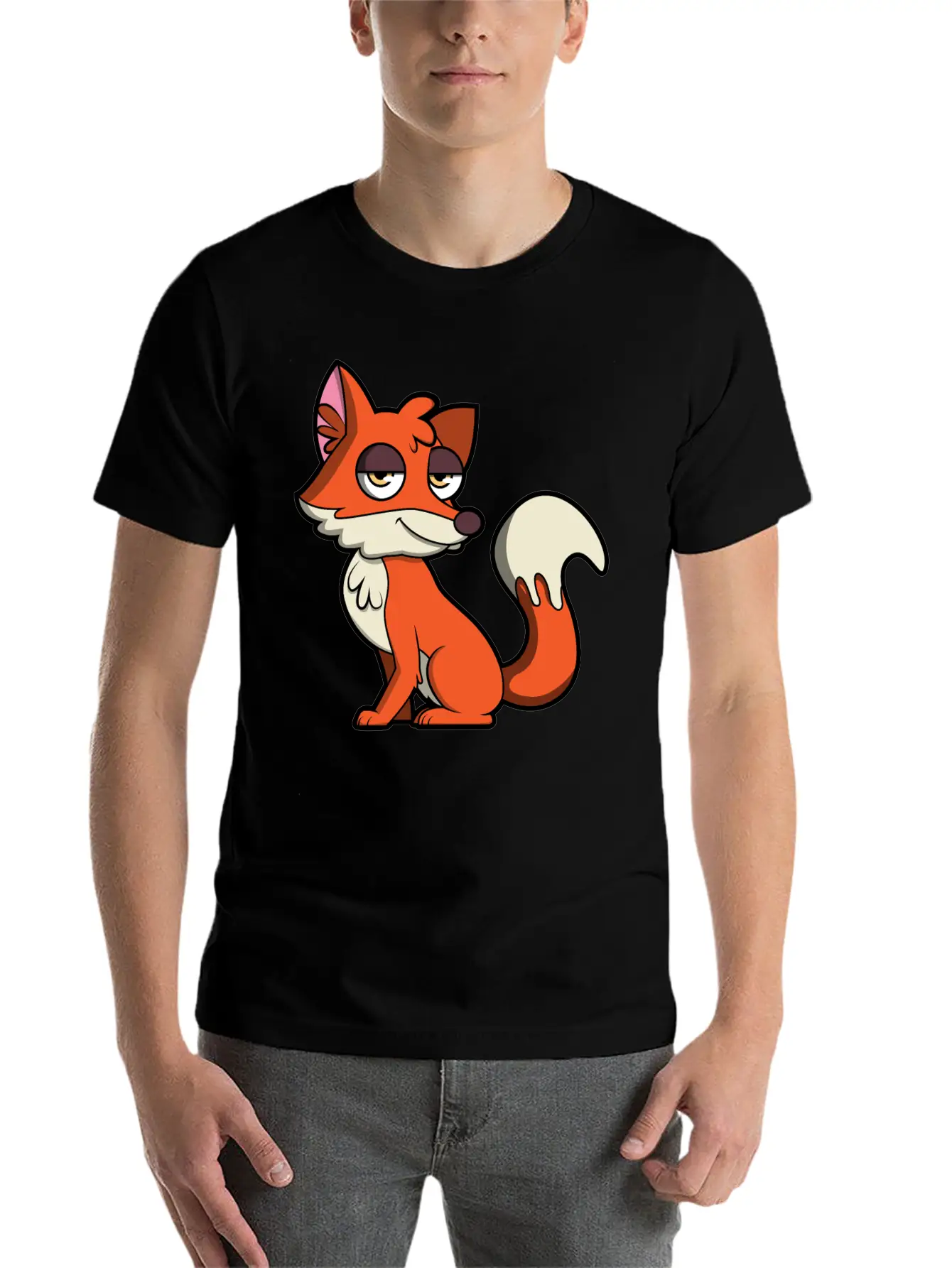 Sweet Fox Lightweight Cotton T-Shirt – Daily Comfort Graphic Shirt