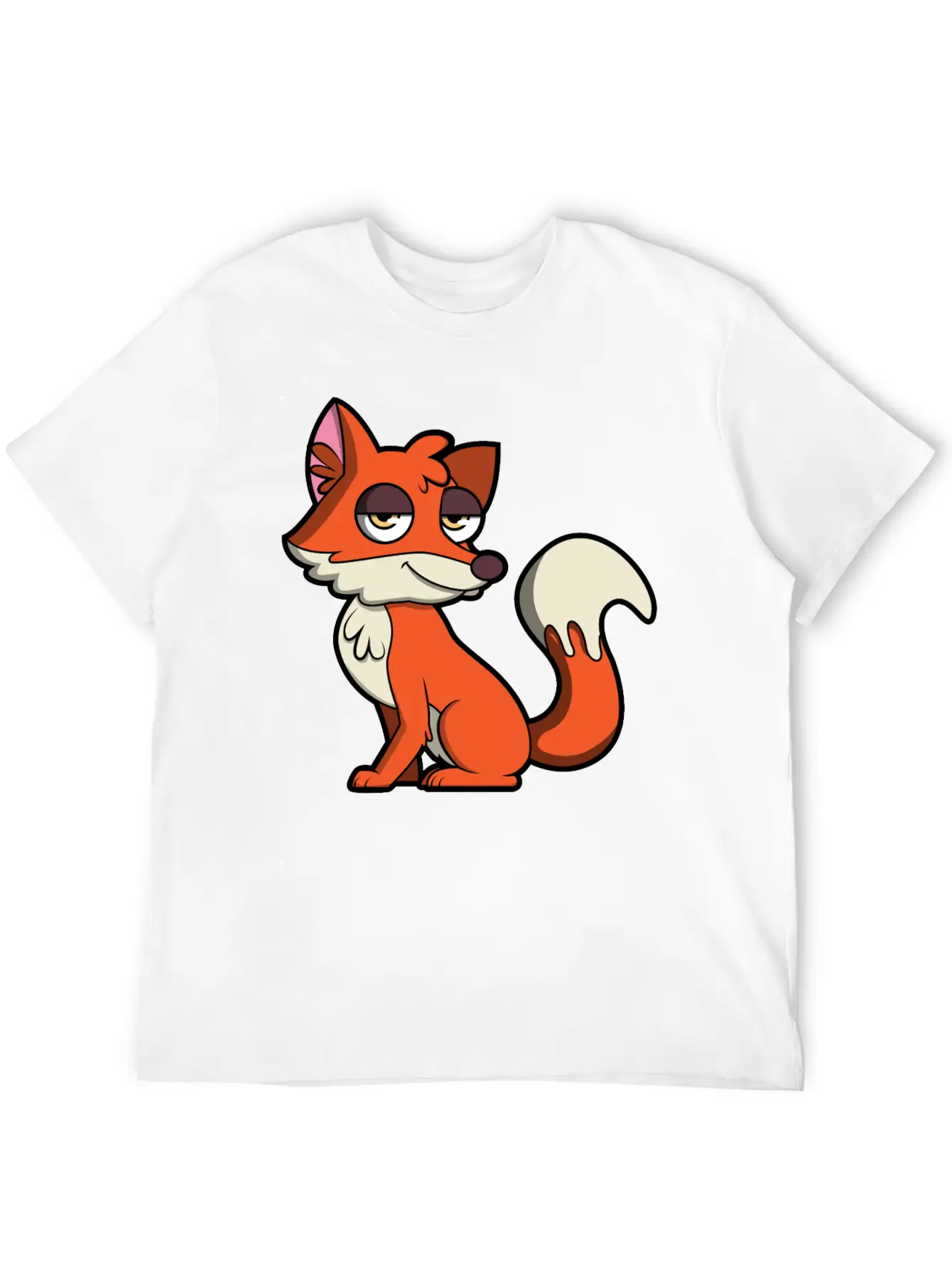 Sweet Fox Lightweight Cotton T-Shirt – Daily Comfort Graphic Shirt
