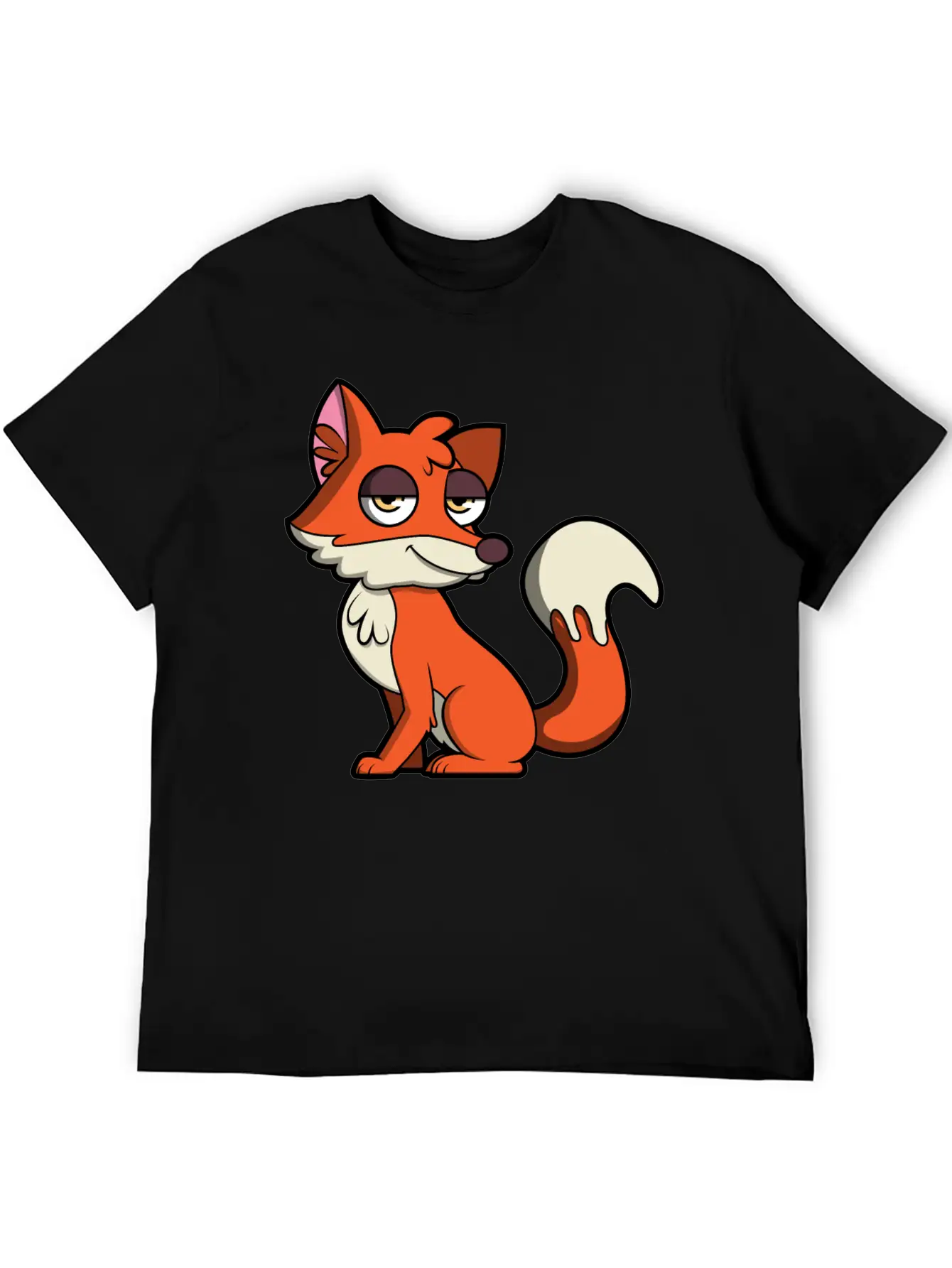 Sweet Fox Lightweight Cotton T-Shirt – Daily Comfort Graphic Shirt