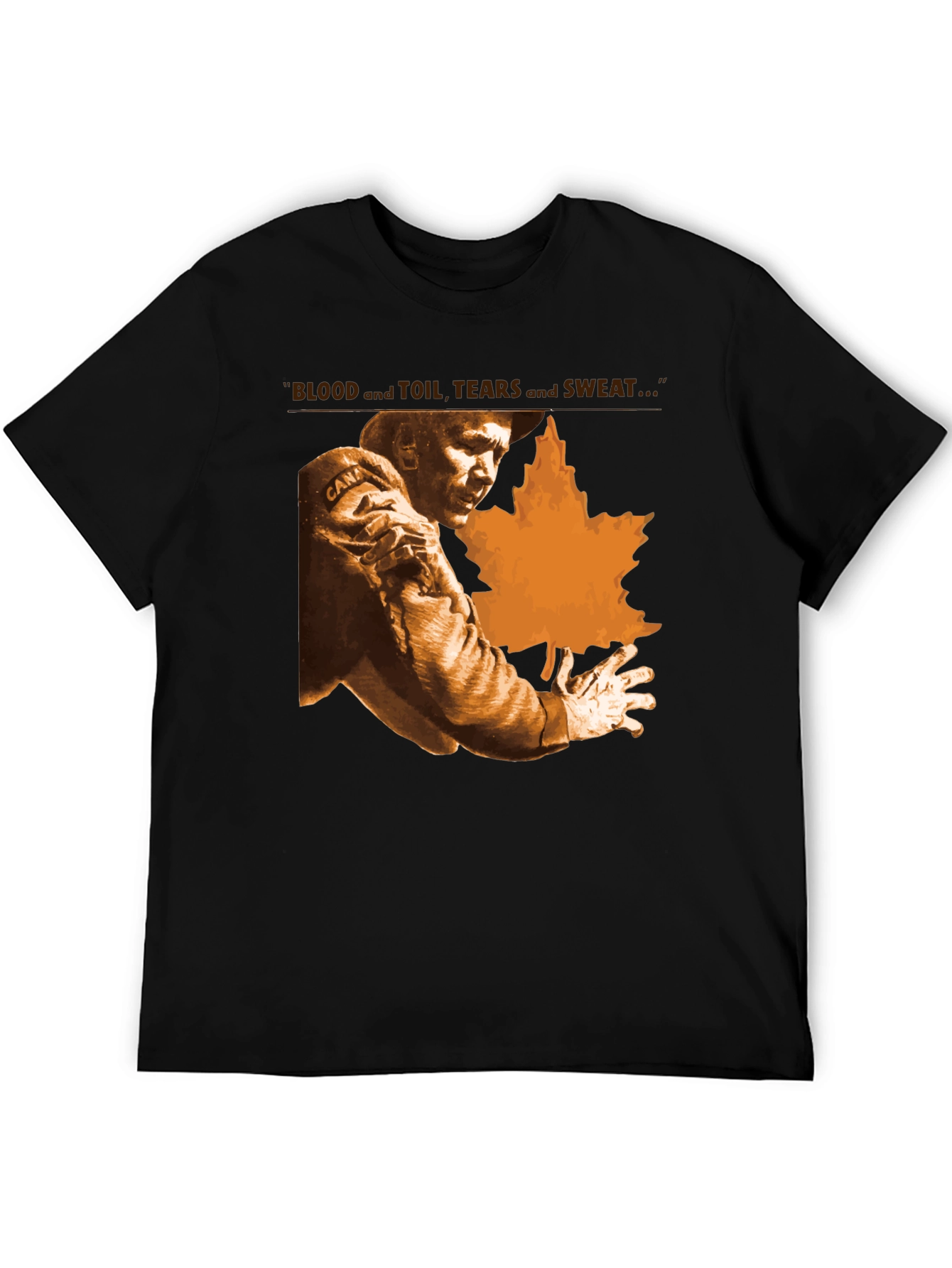 Blood Toil Tears Sweat T-Shirt - Canada Maple Leaf