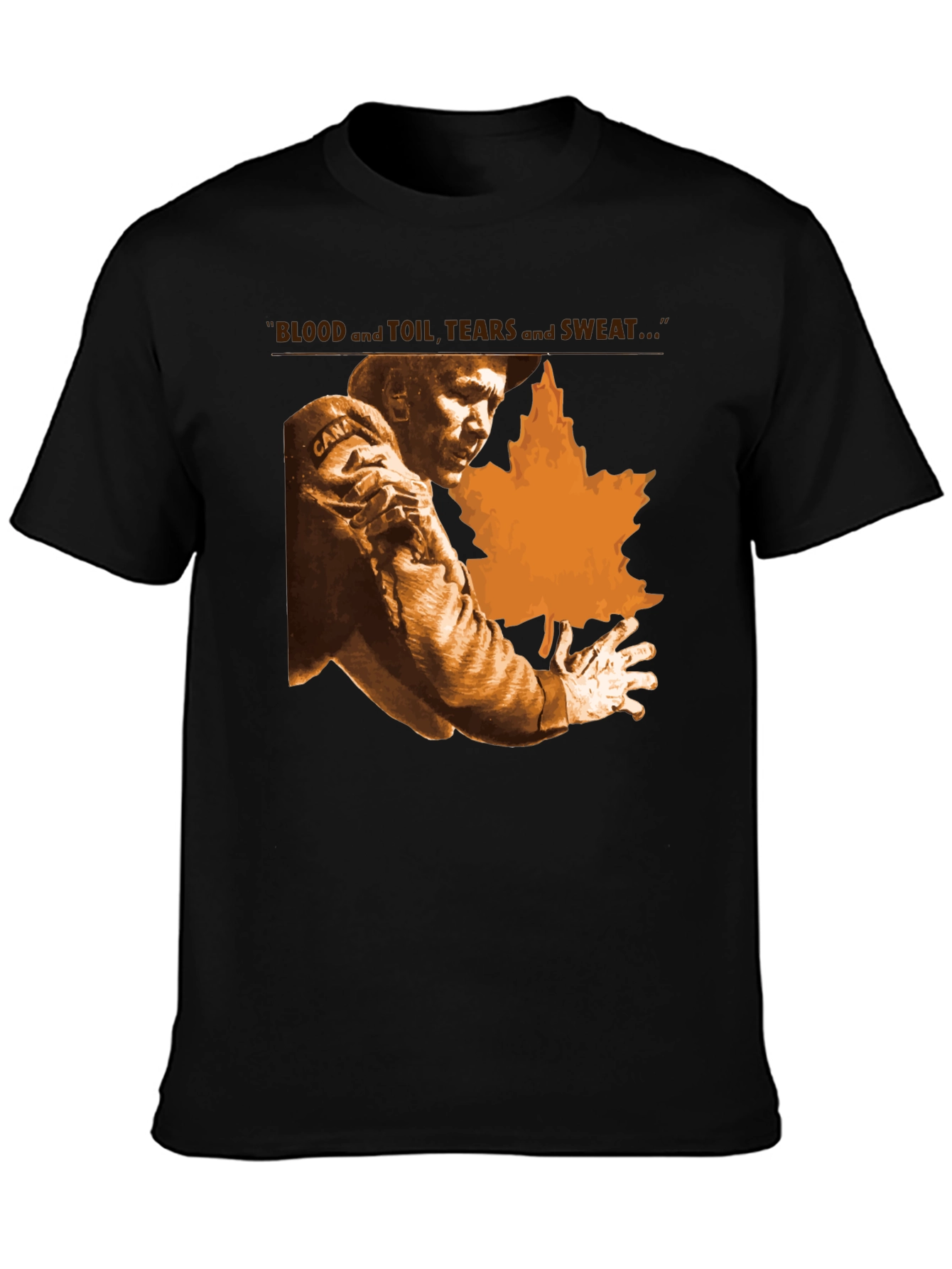 Blood Toil Tears Sweat T-Shirt - Canada Maple Leaf