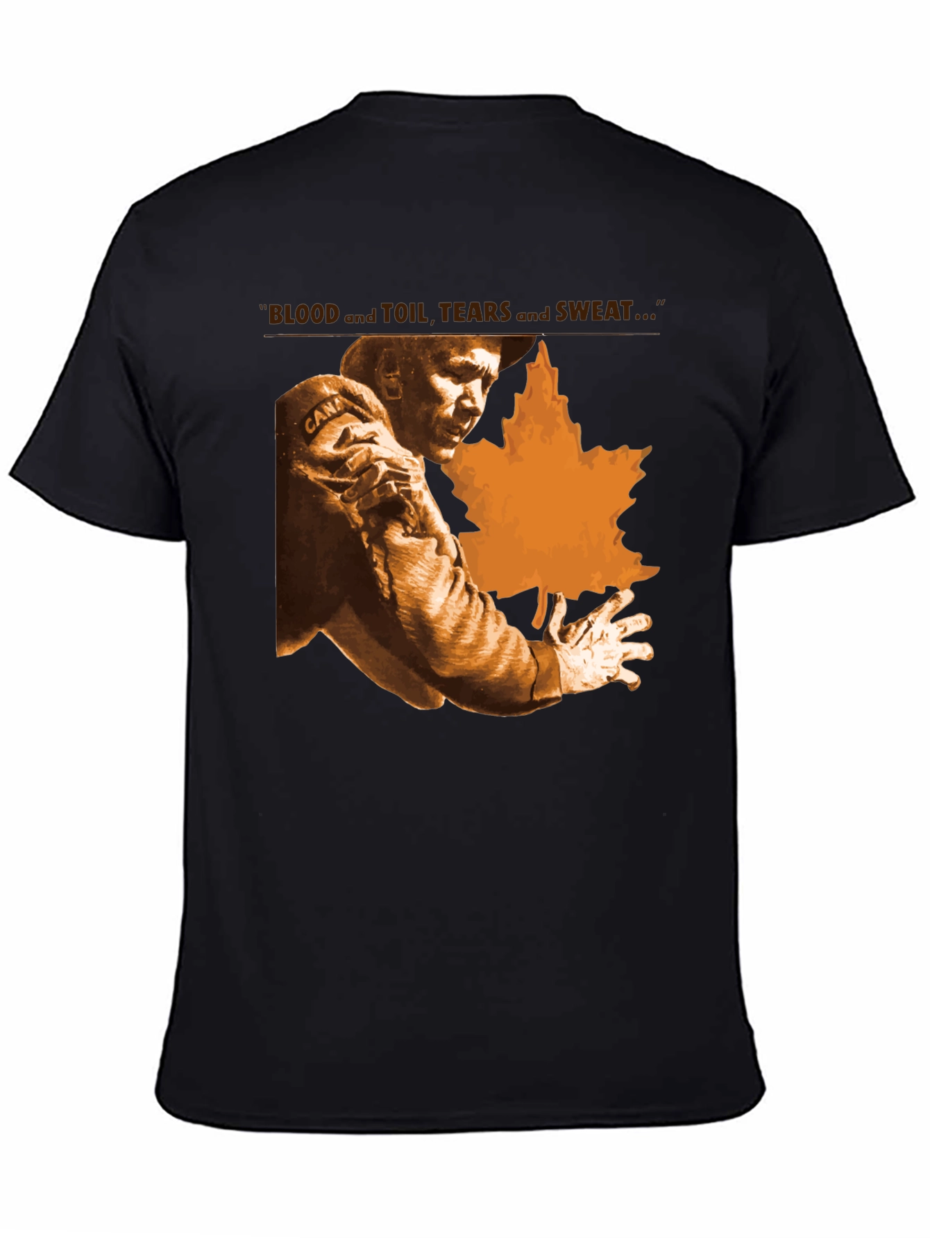 Blood Toil Tears Sweat T-Shirt - Canada Maple Leaf