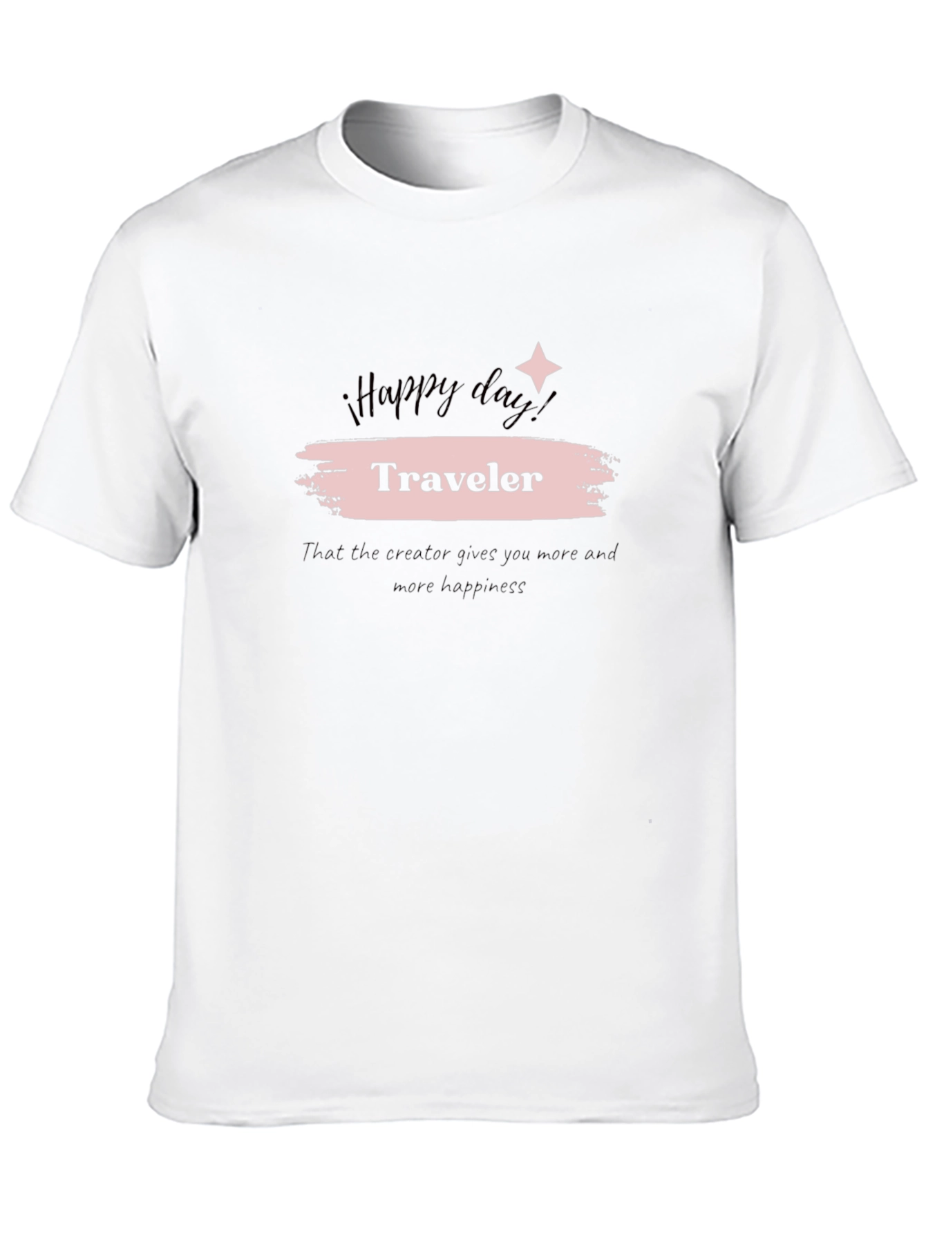 Traveler Graphic Print Black T-Shirt