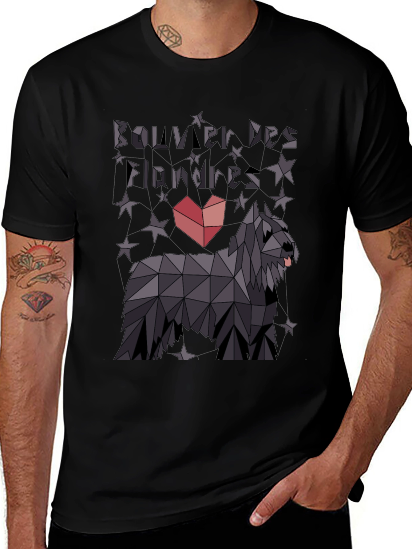 Bouvier Des Flandres Dog Graphic Tee