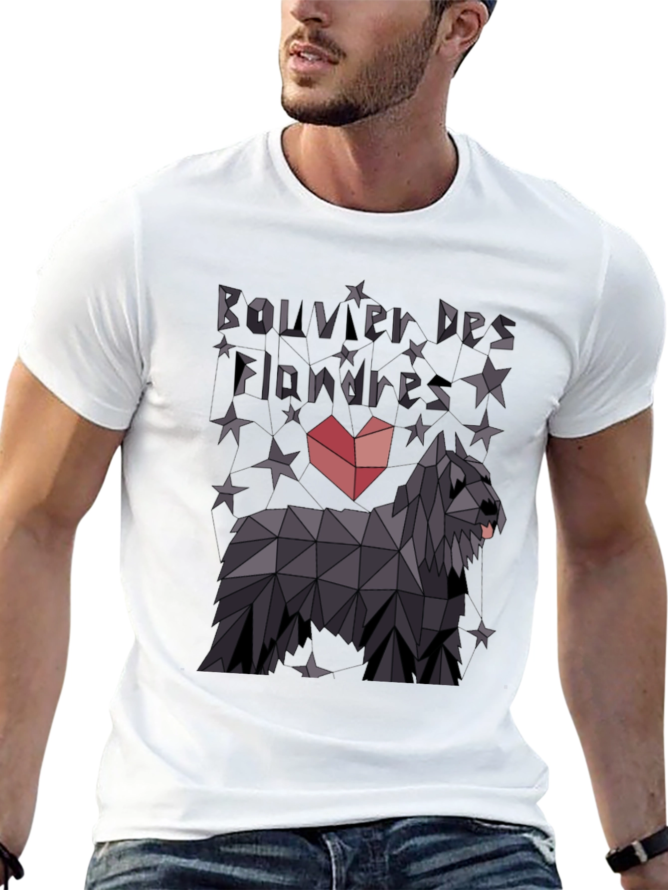 Bouvier Des Flandres Dog Graphic Tee