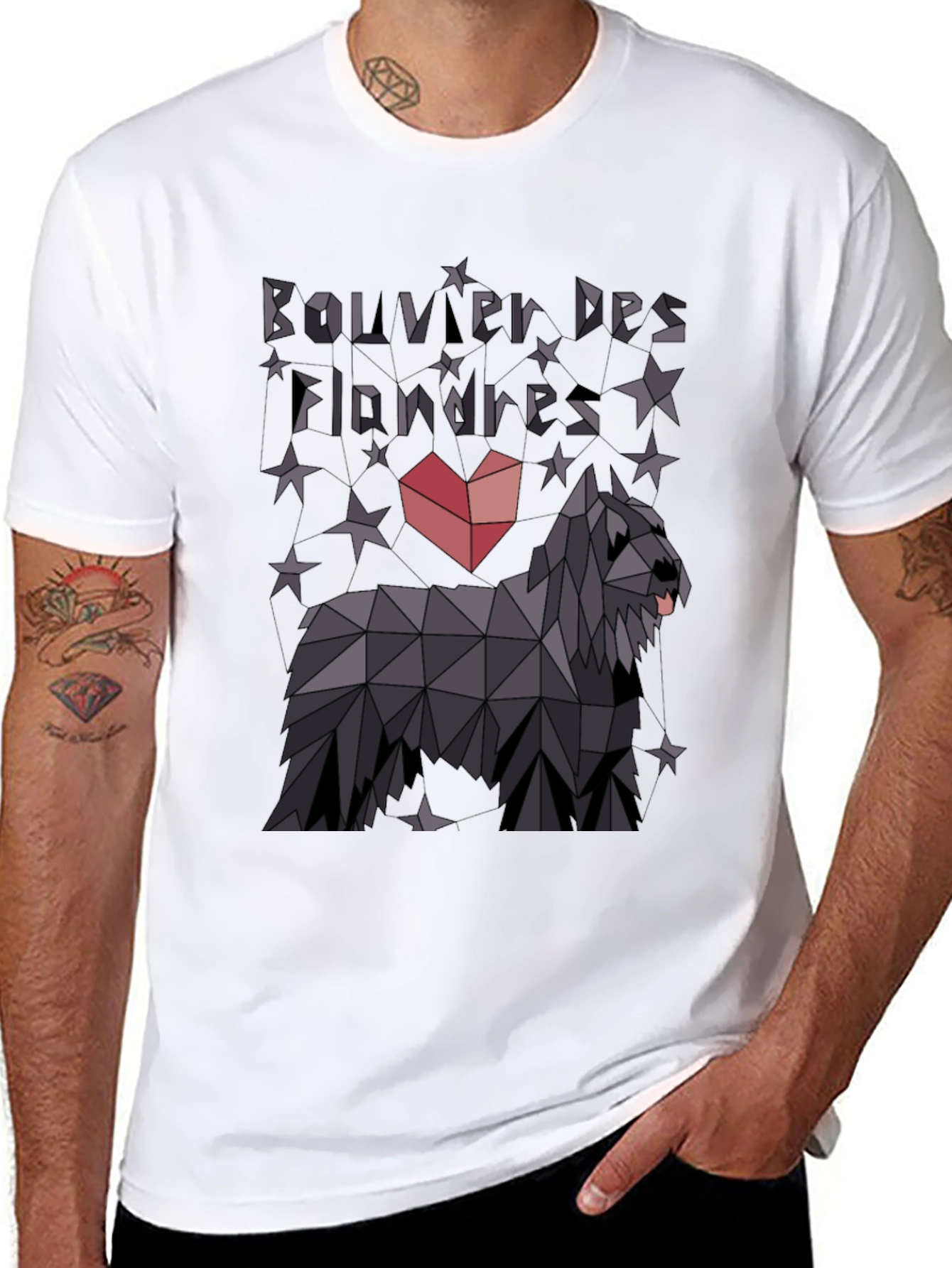 Bouvier Des Flandres Dog Graphic Tee