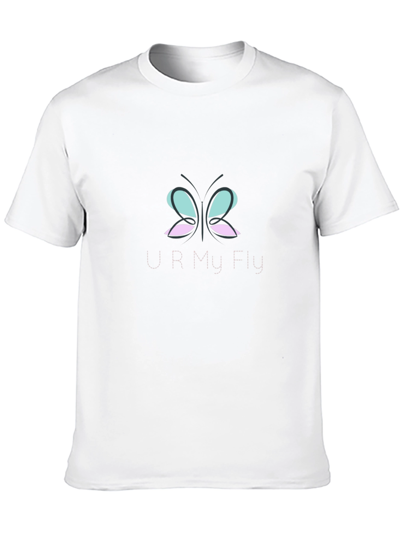 U R My Fly Graphic Tee - Black