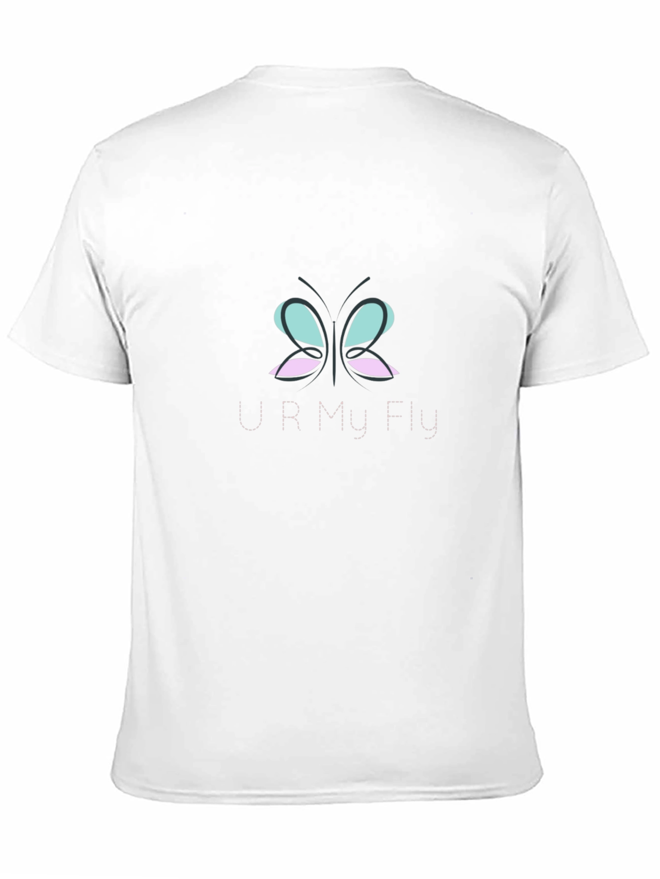 U R My Fly Graphic Tee - Black