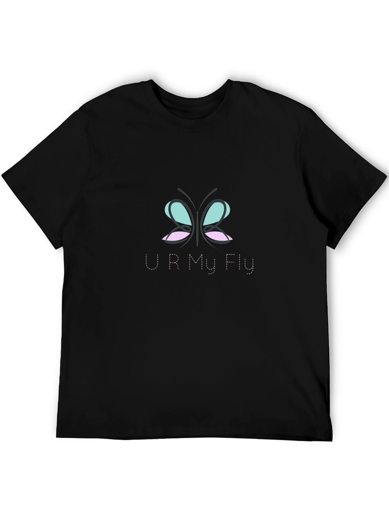 U R My Fly Graphic Tee - Black