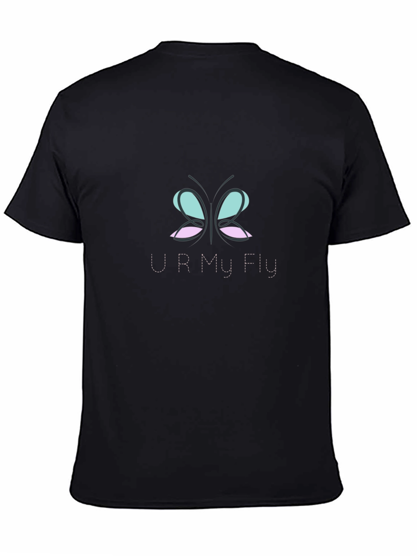 U R My Fly Graphic Tee - Black