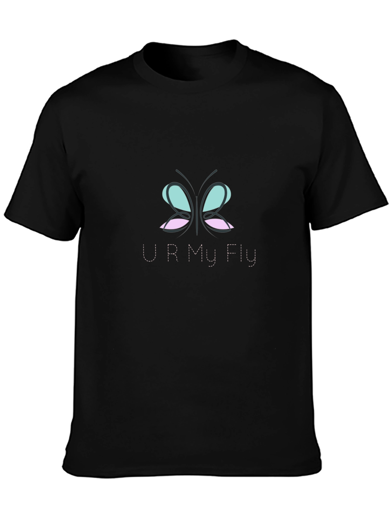 U R My Fly Graphic Tee - Black