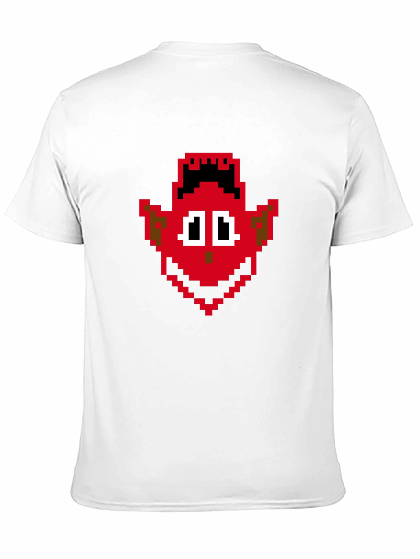 Retro Pixel Devil Graphic Tee - Soft Cotton Shirt