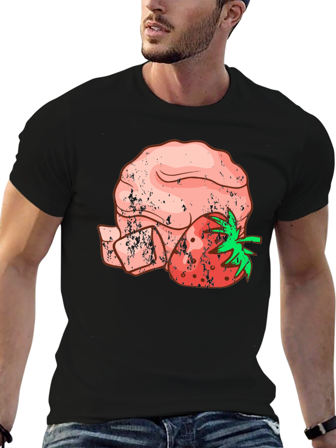 Strawberry Fist Graphic T-Shirt