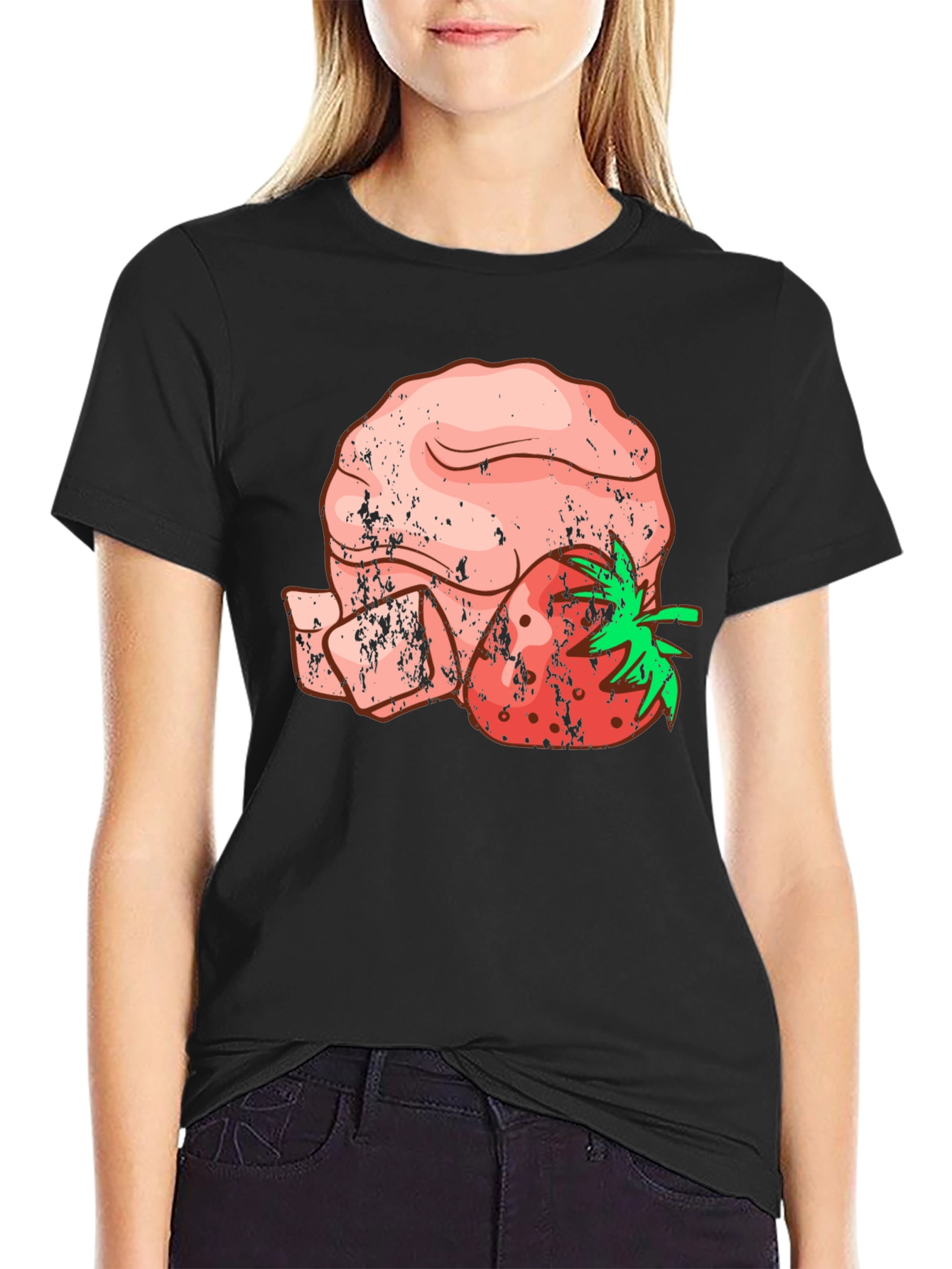 Strawberry Fist Graphic T-Shirt