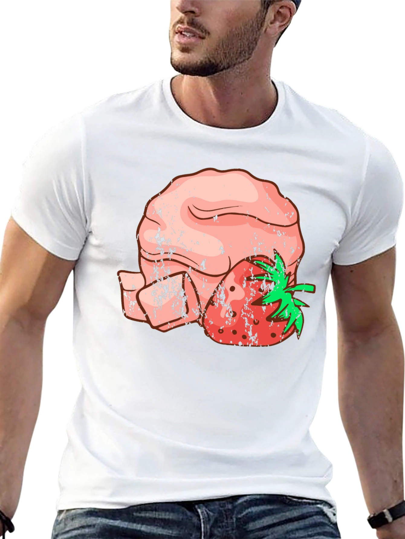Strawberry Fist Graphic T-Shirt