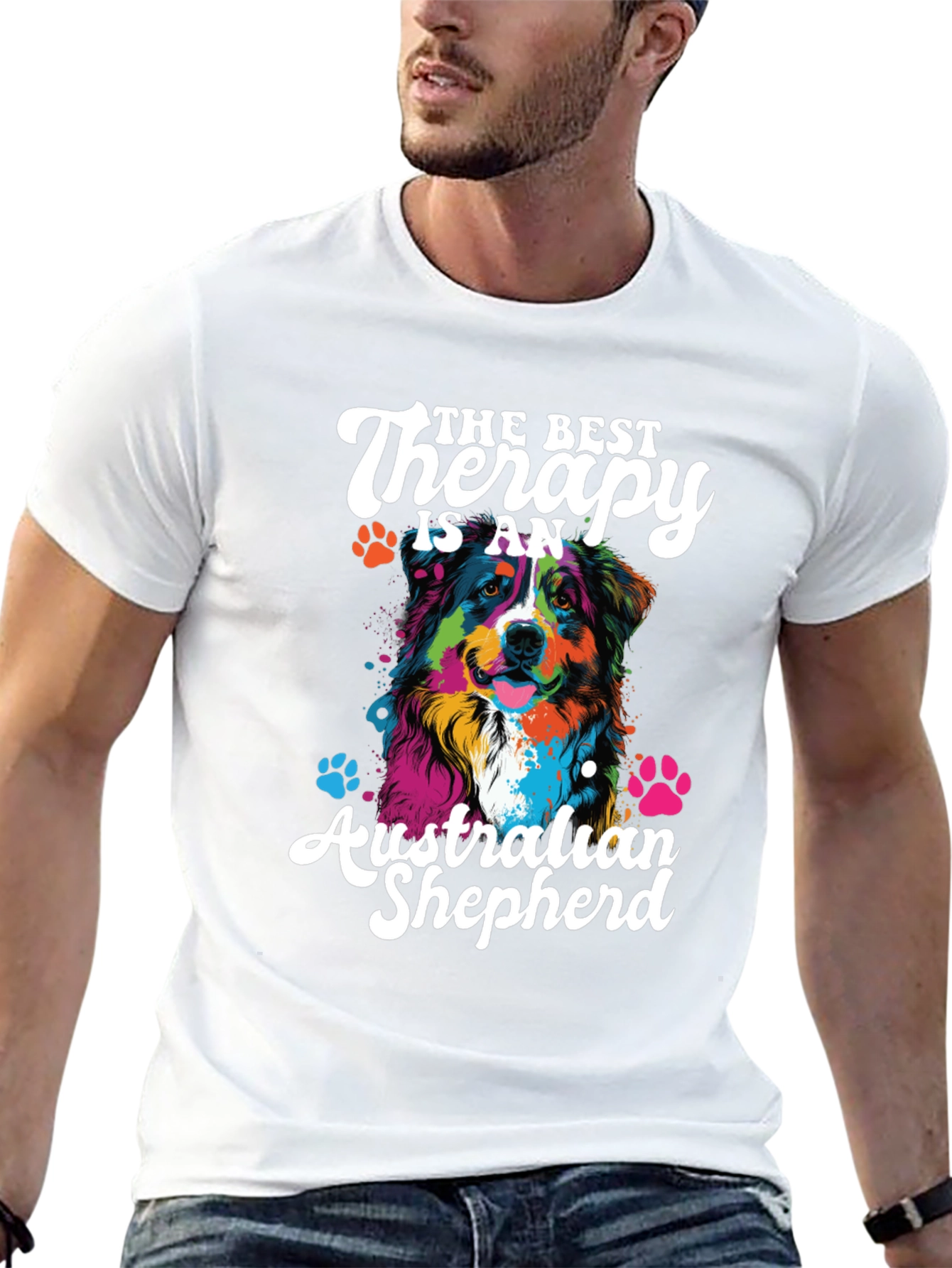 Australian Shepherd Therapy T-Shirt